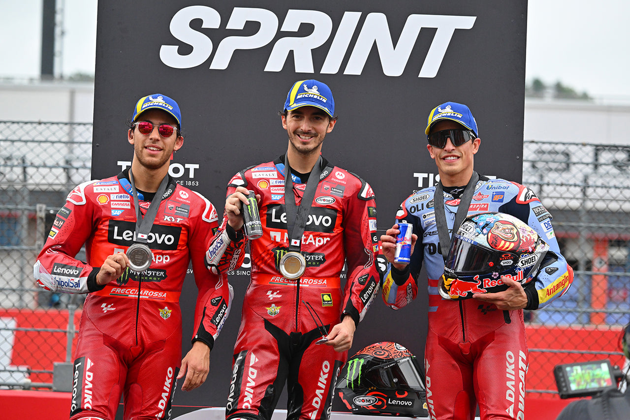 Image 297776841039 ALPINESTARS PODIUM LOCK-OUT AS FRANCESCO BAGNAIA DOMINATES MOTOGP SPRINT RACE AT MOTEGI