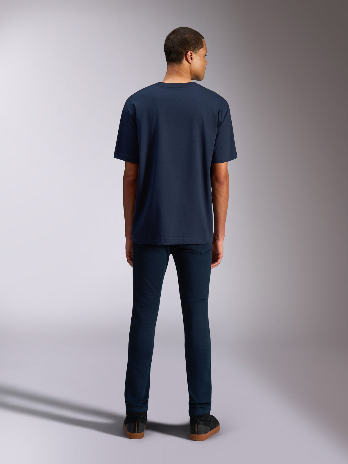 Alpinestars Alter Oversized CSF Tee, Kurzarm-T-Shirt, Marineblau, Rückansicht mit lockerer Oversized-Passform, lässige Lifestyle-Streetwear