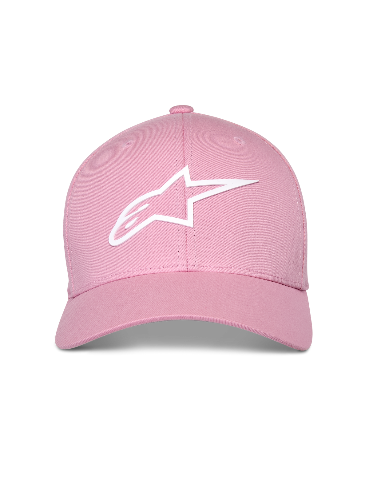 Alpinestars Ageless Multi Hat, Pink, White 3D Astars Logo, Curved Bill with Structured Crown, Casual Sportswear Hat