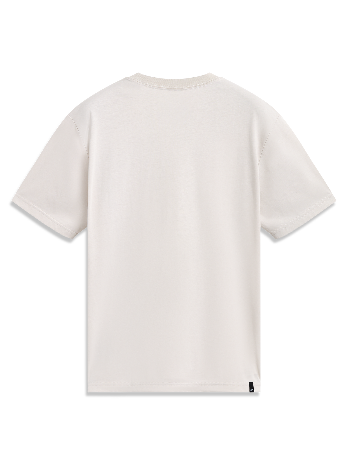 Alpinestars Elliptogrit CSF T-Shirt, Kurzarm-Sportswear-T-Shirt in Sand, Rückansicht aus weichem Baumwollmischgewebe.
