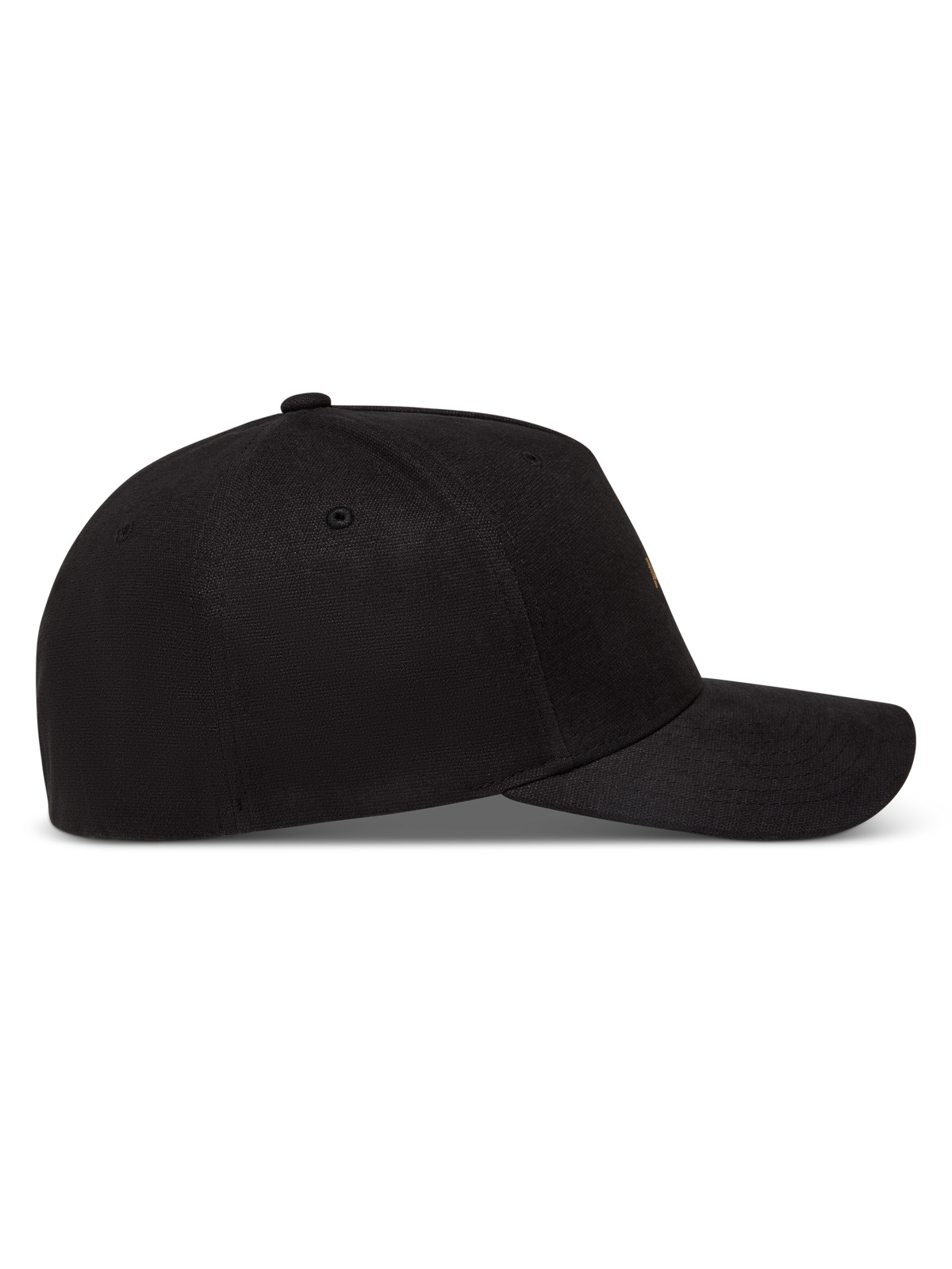 Alpinestars County Canvas Kappe, Lifestyle-Cap mit gebogenem Schirm, Schwarz, Oxford-Peach-Gewebe, Seitenansicht