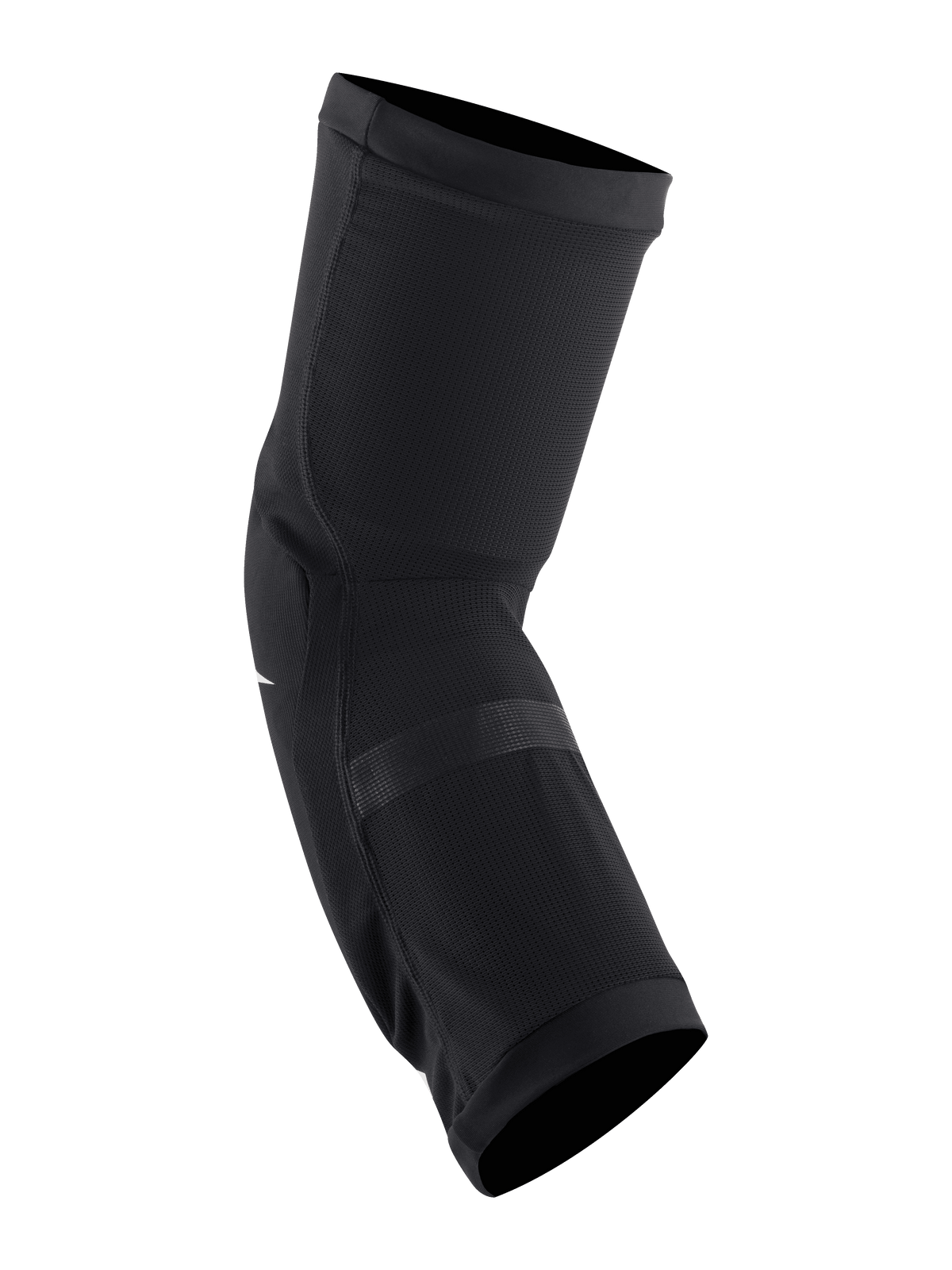 Alpinestars Paragon Plus Knieschützer, Schwarz und Weiß, Slip-on-Mountainbike-Knieschutz, atmungsaktive Stretch-Mesh-Konstruktion, konturierte Passform mit elastischen Bündchen für Offroad-Radsport