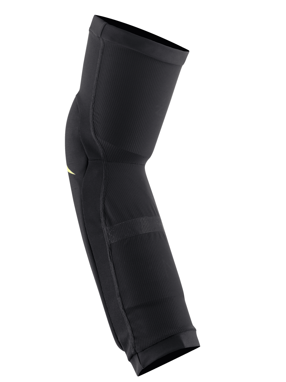 Alpinestars Paragon Plus Knie-/Schienbeinschoner, Schwarz Acid Yellow, Slip-On-Schutzhülle, mit atmungsaktiver Mesh-Konstruktion und ergonomisch vorgeformtem Design für MTB-Trail-Fahrten