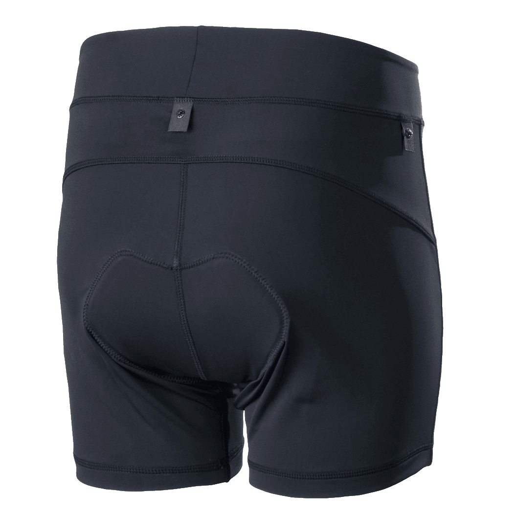 Alpinestars Damen Stella Drop Innenhose, Schwarz, Mountainbike-Innenhose, Rückansicht mit integrierter Chamois-Polsterung und Druckknopf-Integrationslaschen, ergonomische Kompressionspassform für Enduro