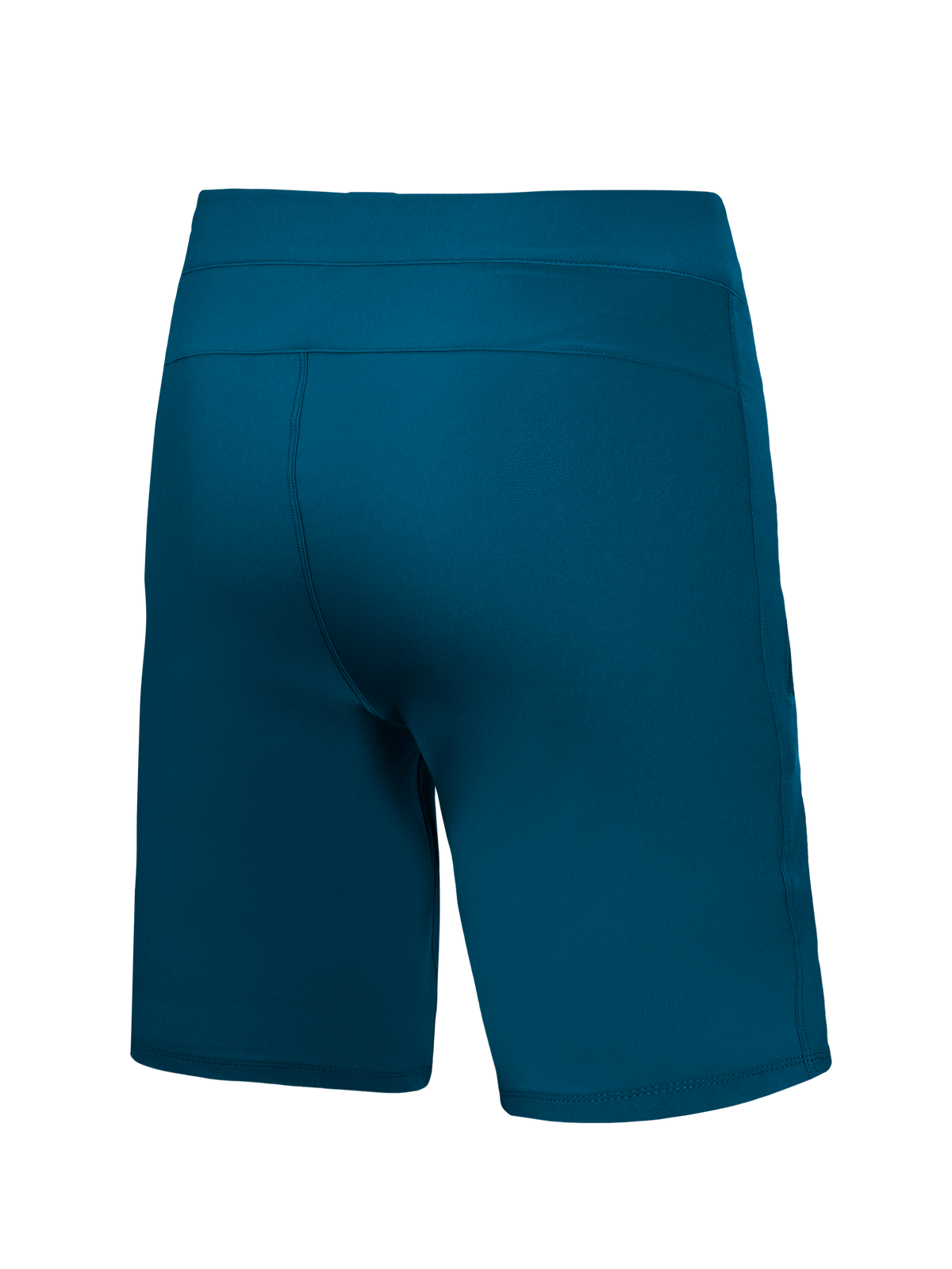 A-Dura Ride MTB Shorts in Blaugrün, Rückansicht der strapazierfähigen 4-Wege-Stretch-Radhose für Mountainbike-Performance.