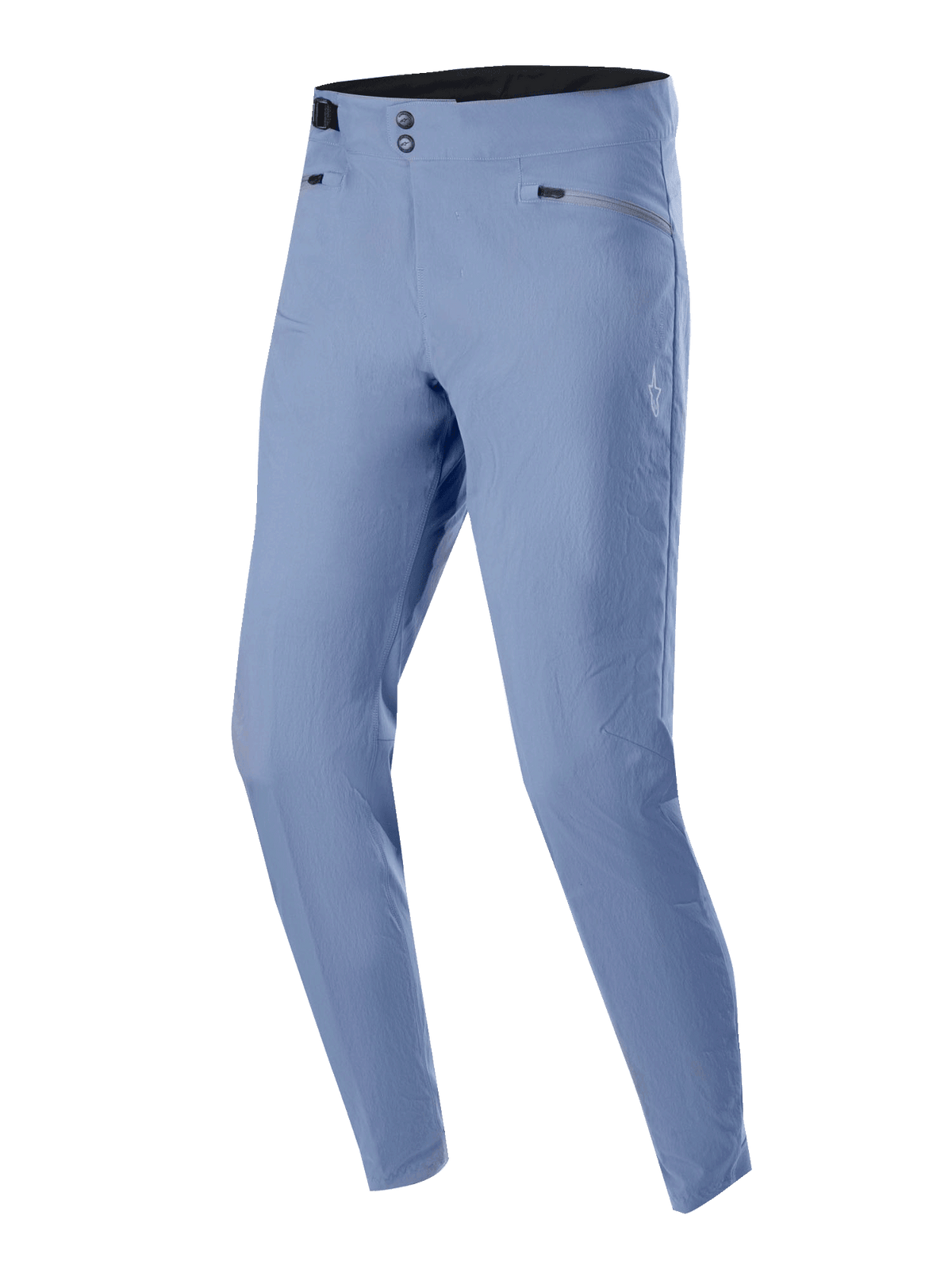 Alpinestars A-Dura Hose, MTB-Fahrradhose, Infinity Blue, mit doppeltem Druckknopfverschluss am Bund und Reißverschlusstaschen, leichtes 2-Wege-Stretchmaterial, reguläre Passform für Offroad-Performance.