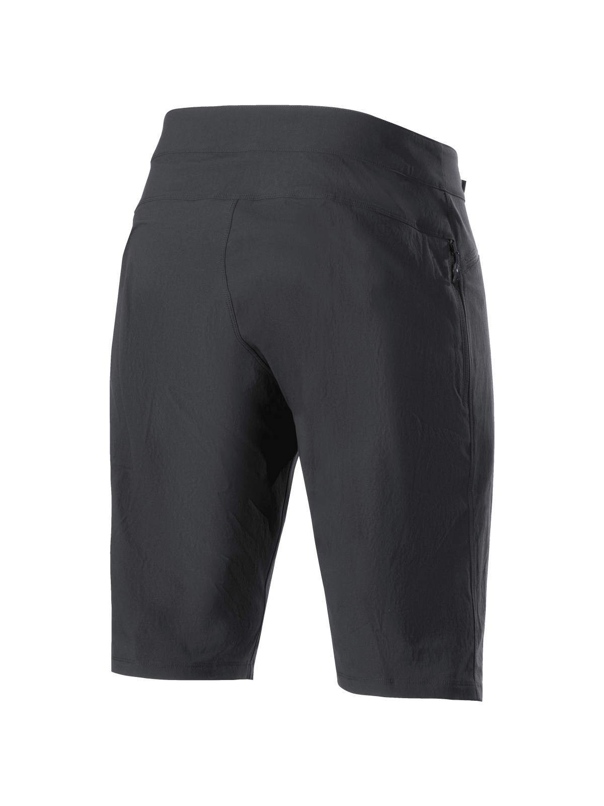 Alpinestars Damen Stella A-Dura Liner Shorts, Schwarz, Rückansicht, strapazierfähige Mountainbike-Shorts mit seitlicher Reißverschlusstasche und 2-Wege-Stretch-Material für optimale Bewegungsfreiheit