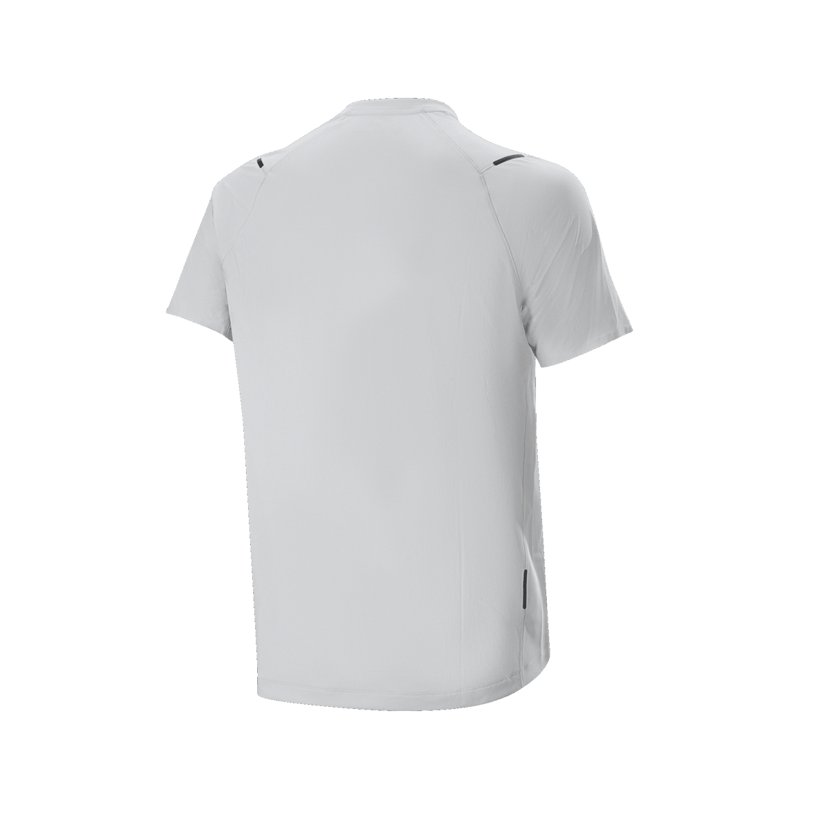 Alpinestars A-Aria Astar Trikot, Kurzarm-Radsporttrikot, White Dove, Rückansicht mit leichtem, atmungsaktivem Material, verlängerter Rückenpartie für Abdeckung und dezenten reflektierenden Akzenten.