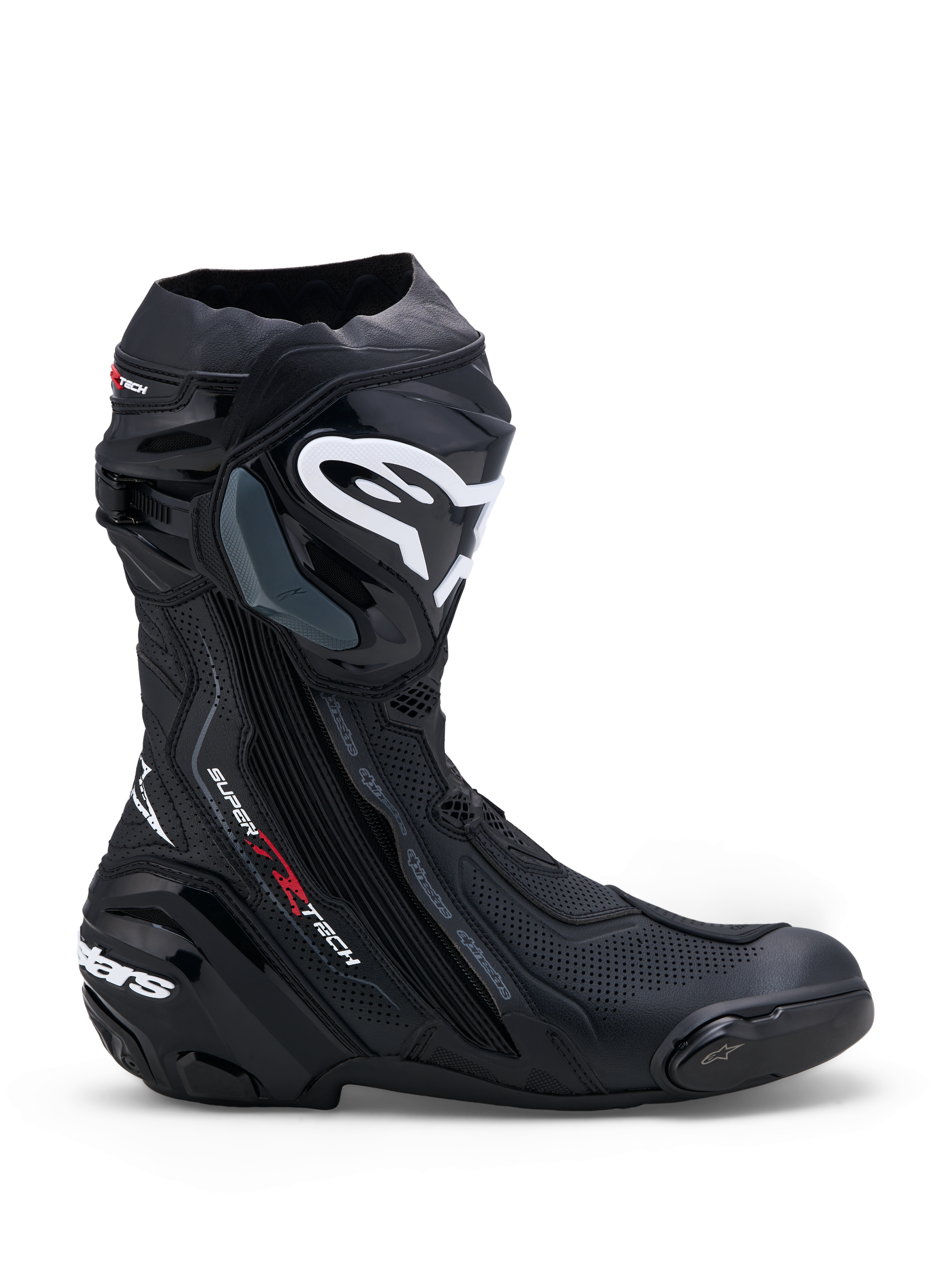 Supertech R Vented - Schwarz Motorrad Stiefel | Alpinestars®