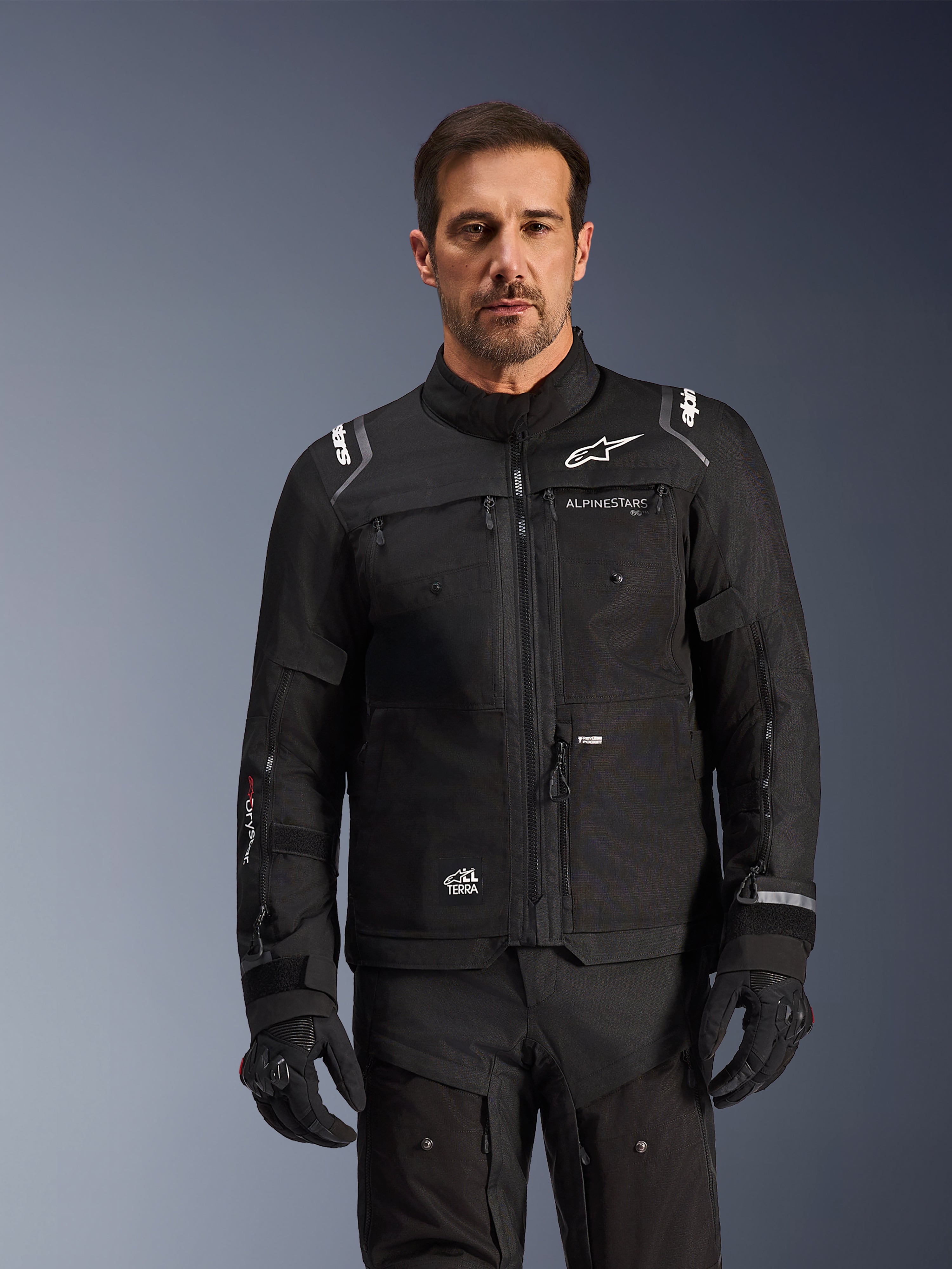 Cusco Drystar® - Black Motorcycle Jacket | Alpinestars®