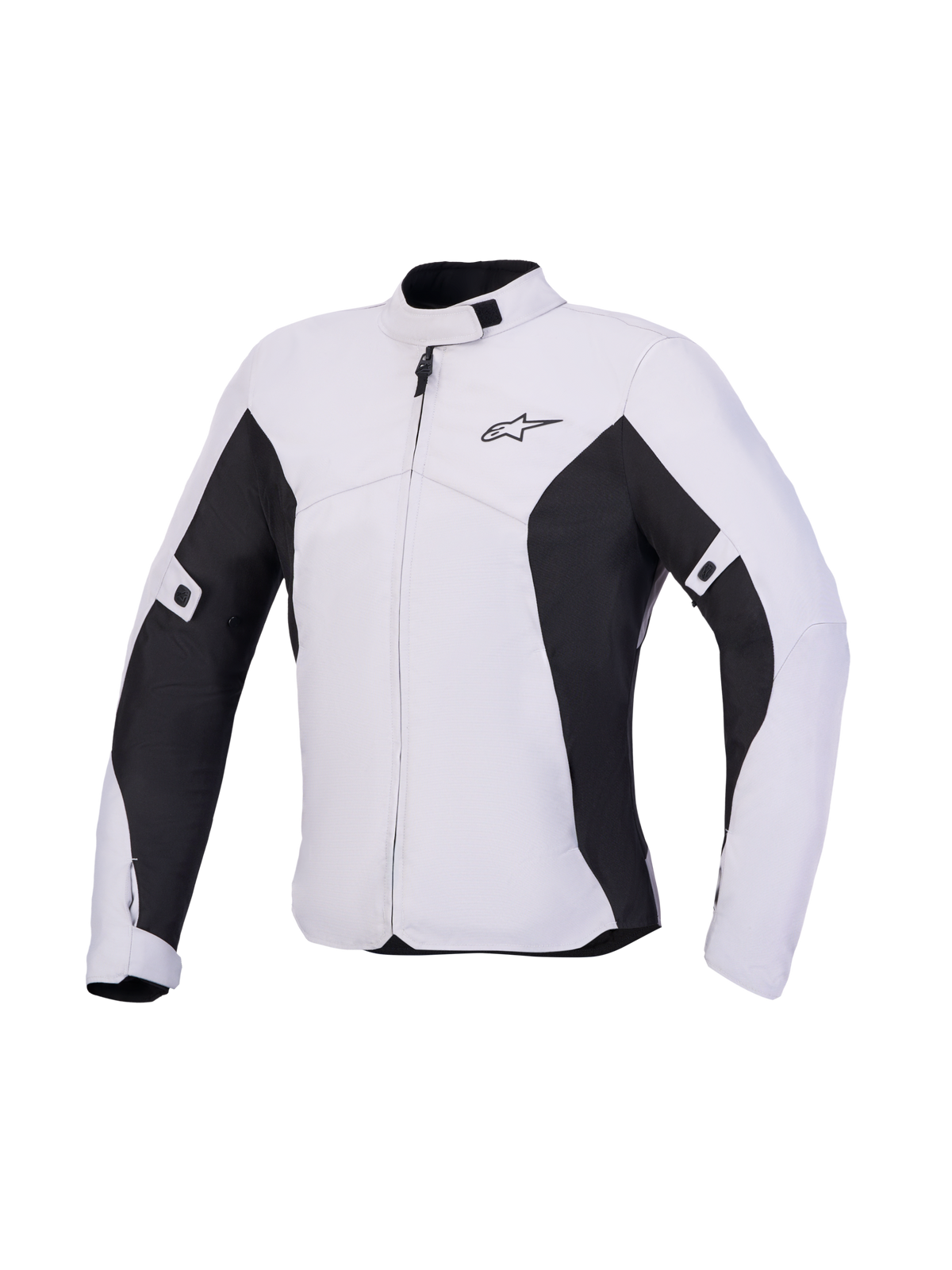 Alpinestars Stella C-1 Waterproof Jacke, Damen-Motorradjacke in Eisgrau und Schwarz, CE-zertifiziert mit Textilkonstruktion