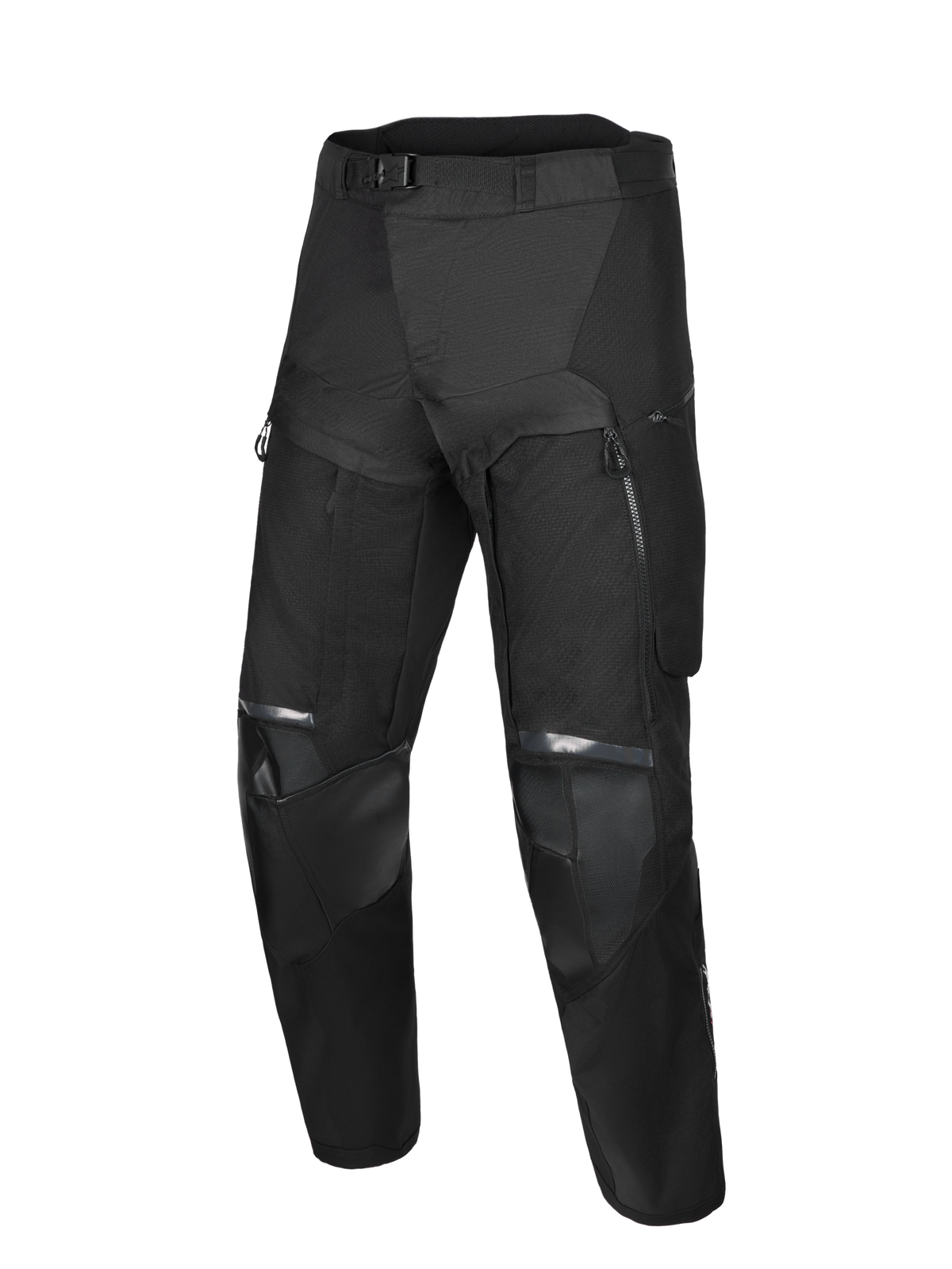 Alpinestars Harok V2 Drystar Hose, Abenteuer-Motorradhose, Schwarz, wasserdichte Textilkonstruktion mit CE-Protektoren und Oberschenkel-Direktbelüftung