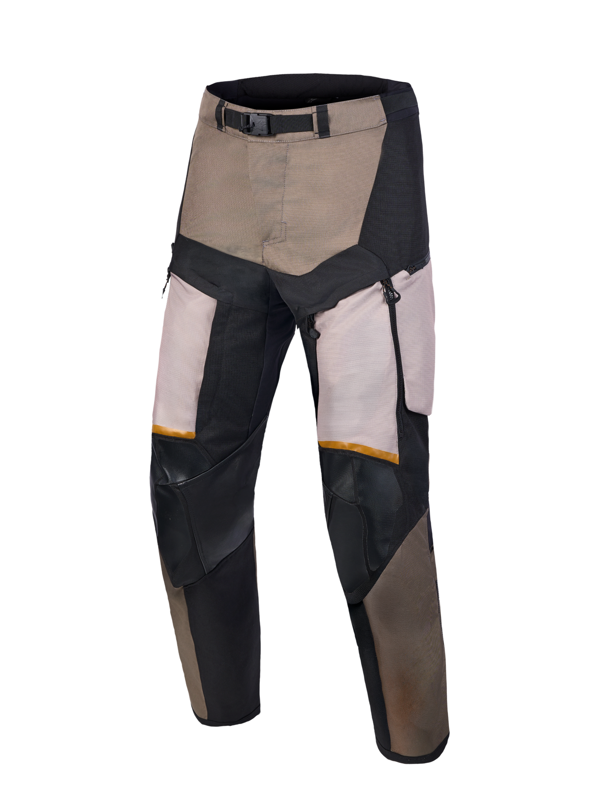 Alpinestars Harok V 2 Drystar Hose, Adventure-Motorradhose, Aluminium, Walnut und Schwarz, wasserdichtes Drystar-Futter, CE-zertifiziert mit direkter Belüftung