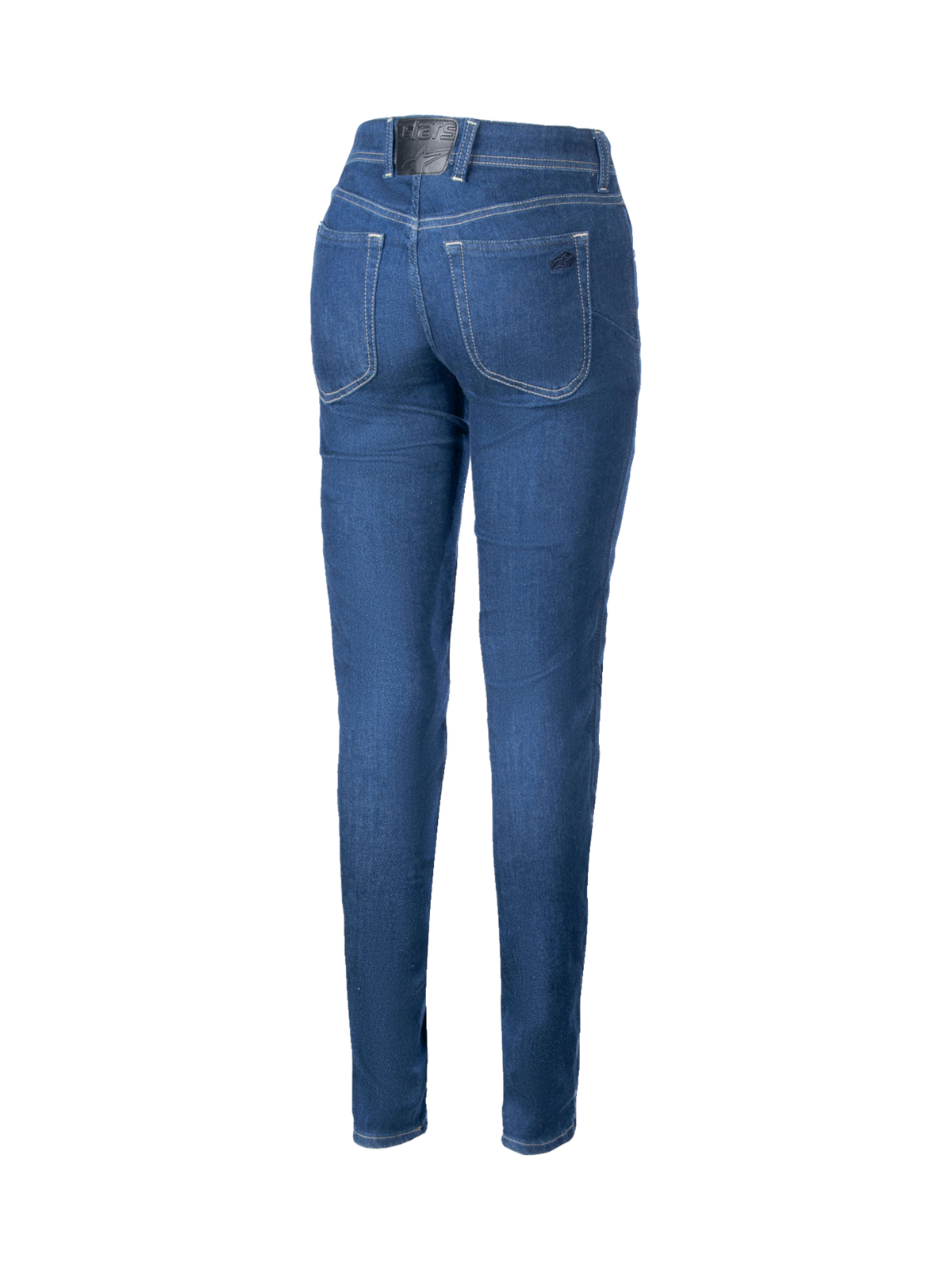 Alpinestars Daisy V3 Damen-Motorrad-Jeans, Blau, schmale Passform mit Aramid-Verstärkung für urbane Fahrten.