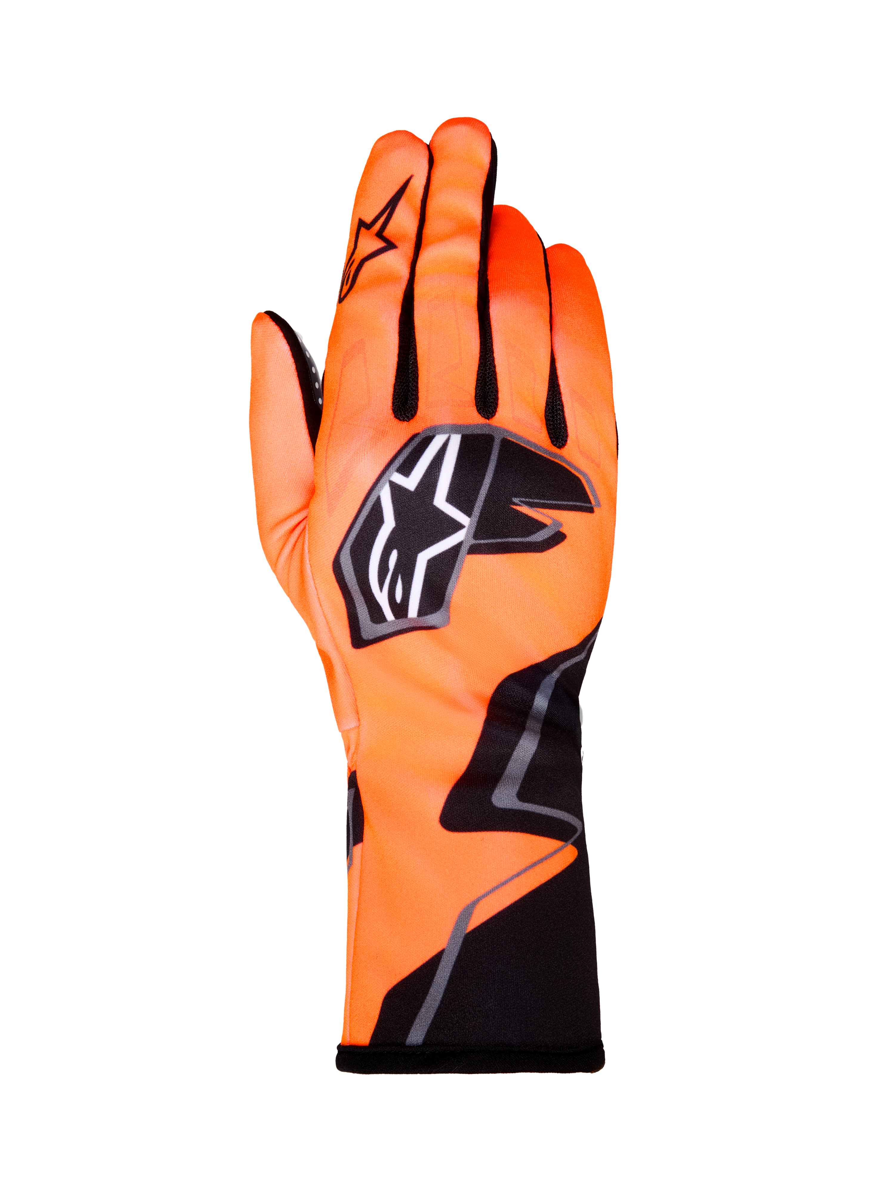 karstadt sport handschuhe L / Orange Fluo Black White