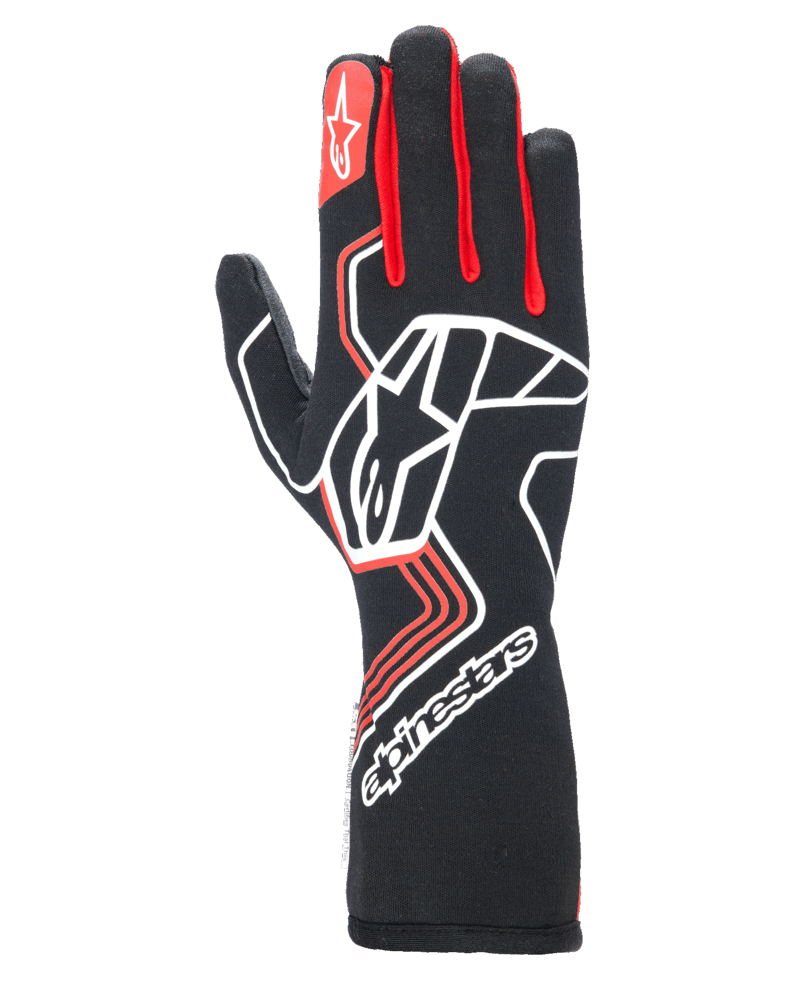 auto handschuhe L / Schwarz Rot