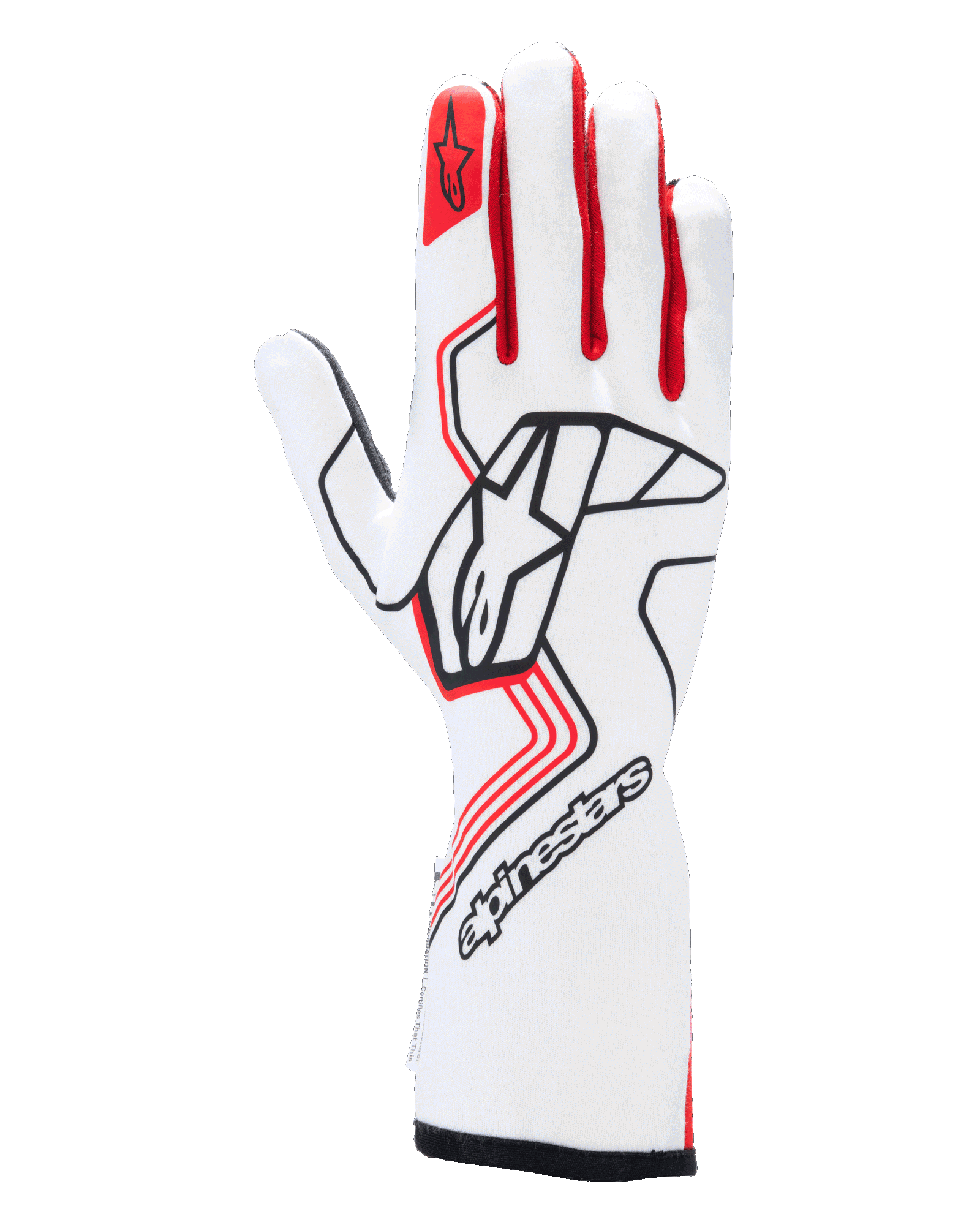 alpinestars tech 1 handschuhe L / Weiß Rot