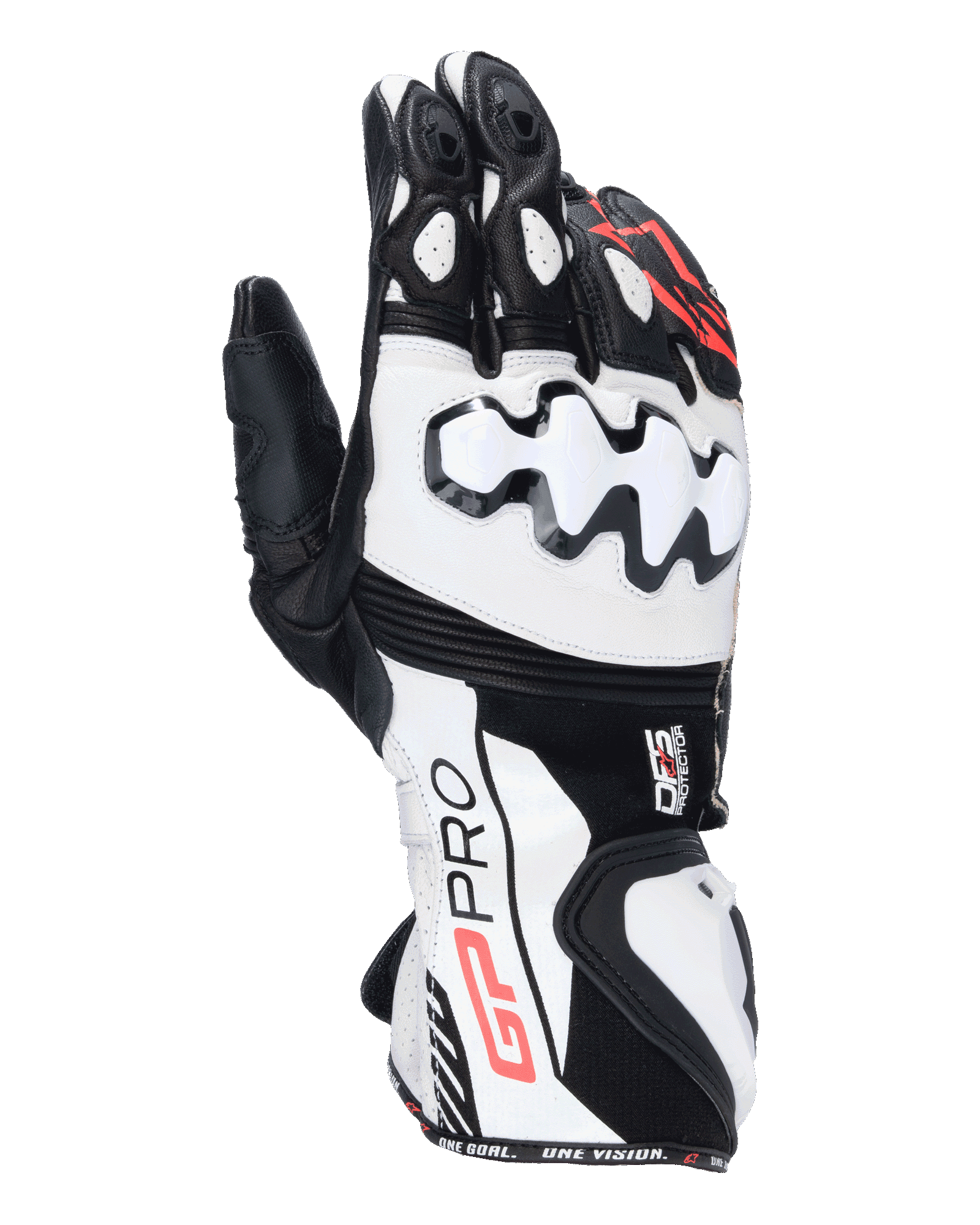 handschuhe känguruleder L / Schwarz Weiß