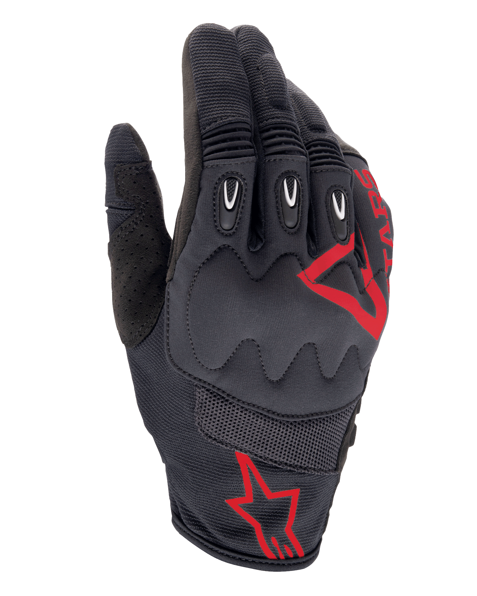 enduro handschuhe motorrad L / Feuerrot Schwarz