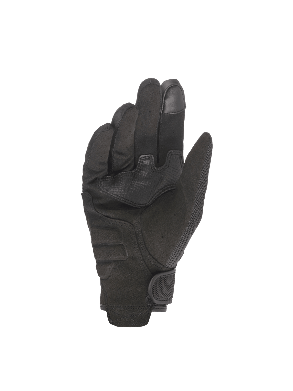Alpinestars Stella Copper Handschuhe, Damen-Motorradhandschuhe, Schwarz, Handfläche aus synthetischem Wildleder, Klettverschluss.