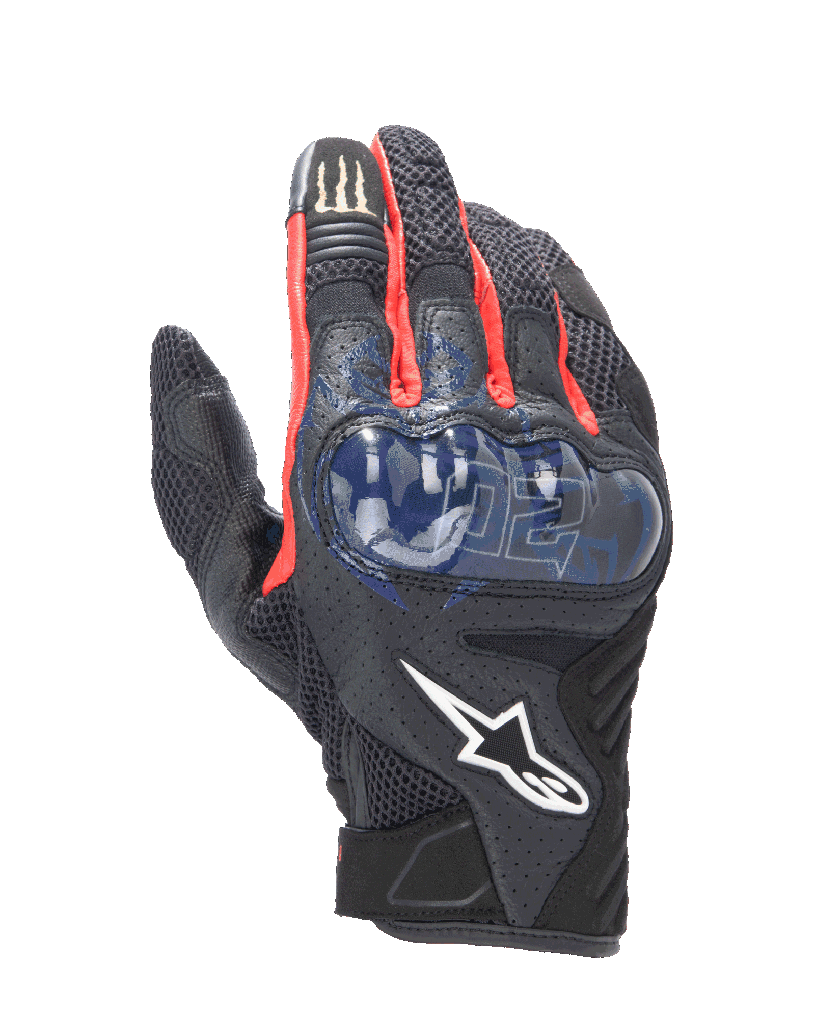 FQ20 SMX-1 AIR v2 MONSTER GLOVE アルパインスター FQ20 SMX-1 Air V2 Monster Gloves - BLACK RACING/SPORT Gloves