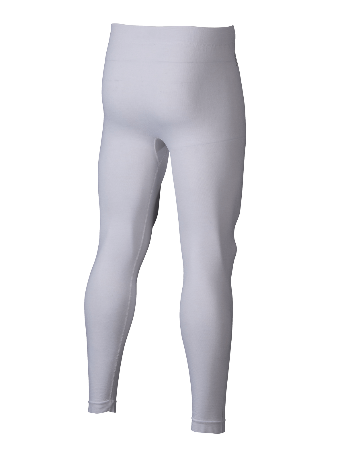 Alpinestars ZX Evo V3 Bottom, Auto Racing Base Layer, White, back view of flame-resistant pants, lightweight and seamless construction for motorsport use