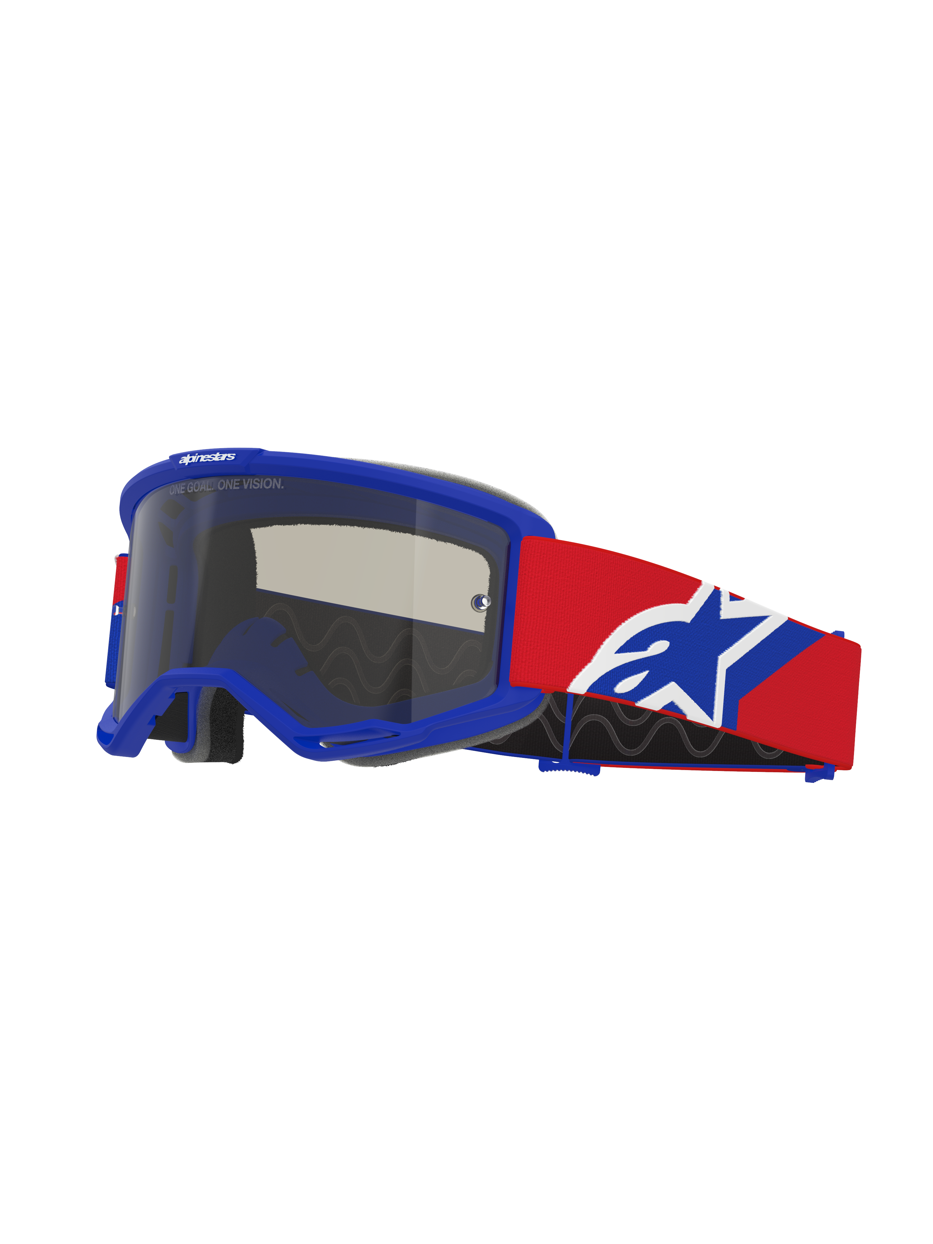 One Size / Blue Red White Dark Smoke