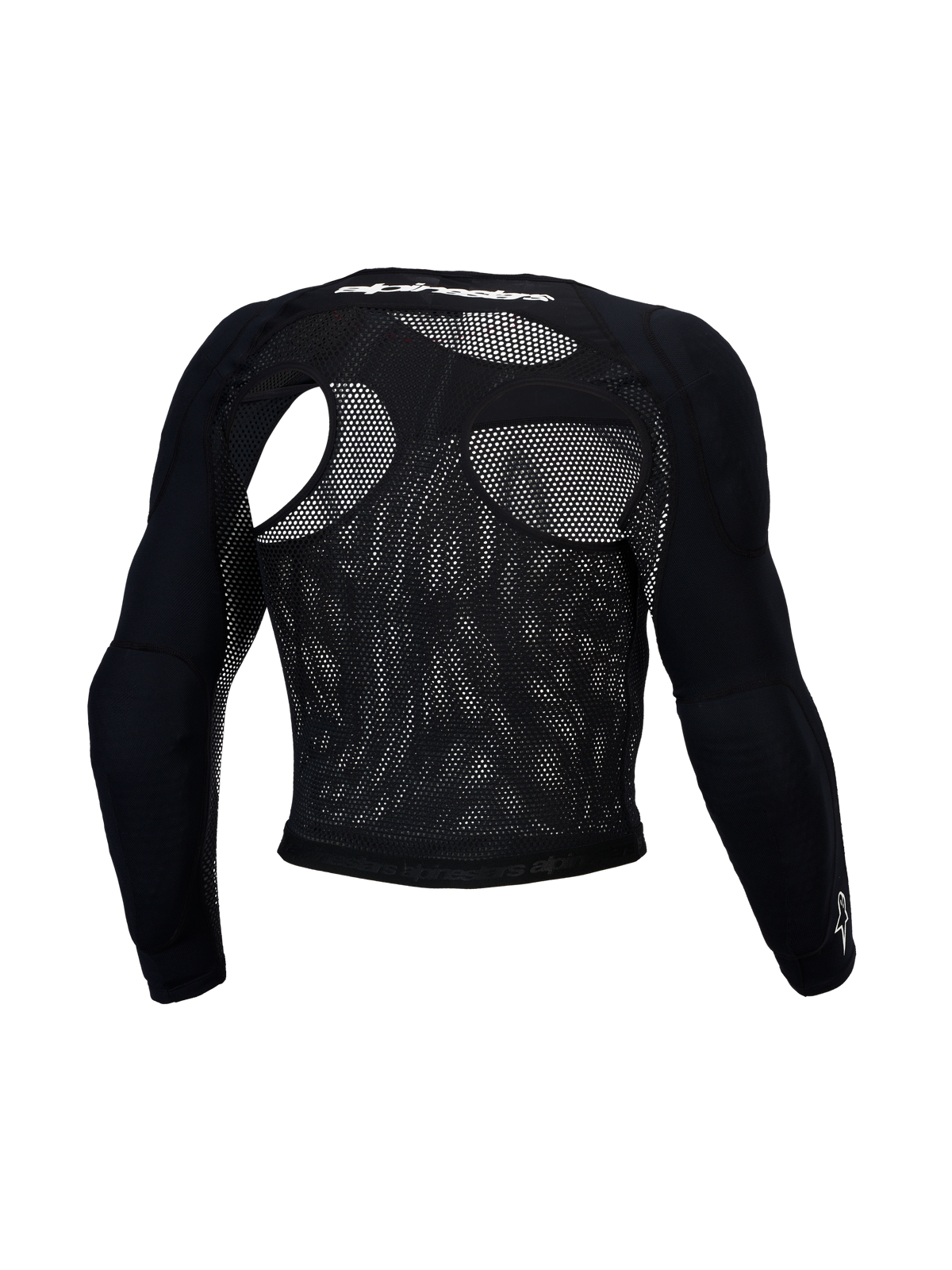 Alpinestars Bionic Race Schutzoberteil, MX-Schutzjacke, Herren, Schwarz, Mesh, Rückenansicht, CE Level 1 Protektoren