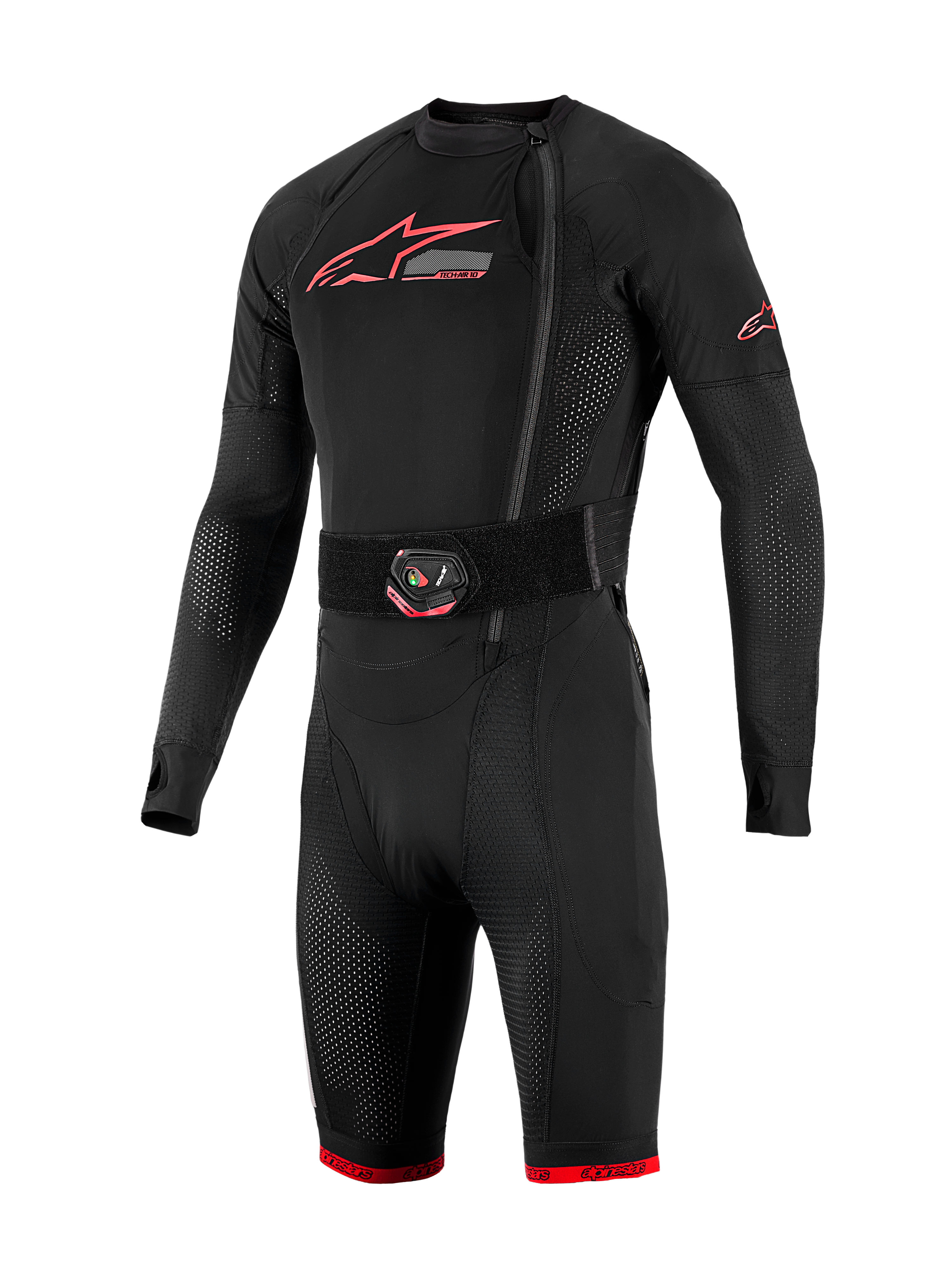 Tech-Air® 10 V2 Race - Black and Red Motorcycle Airbag | Alpinestars®