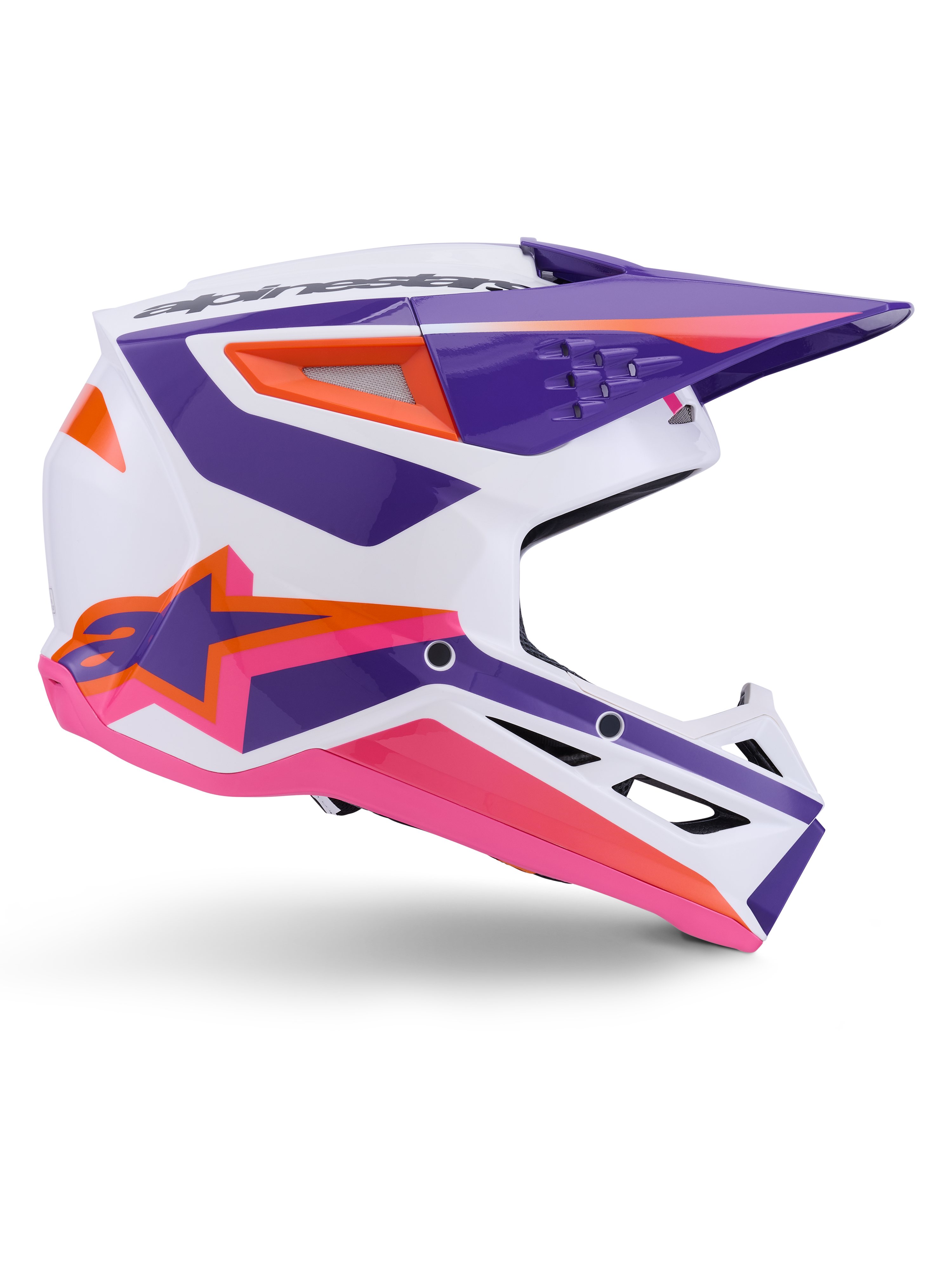 SM3 Heat Helmet ECE06 - Purple MX Helmet | Alpinestars®