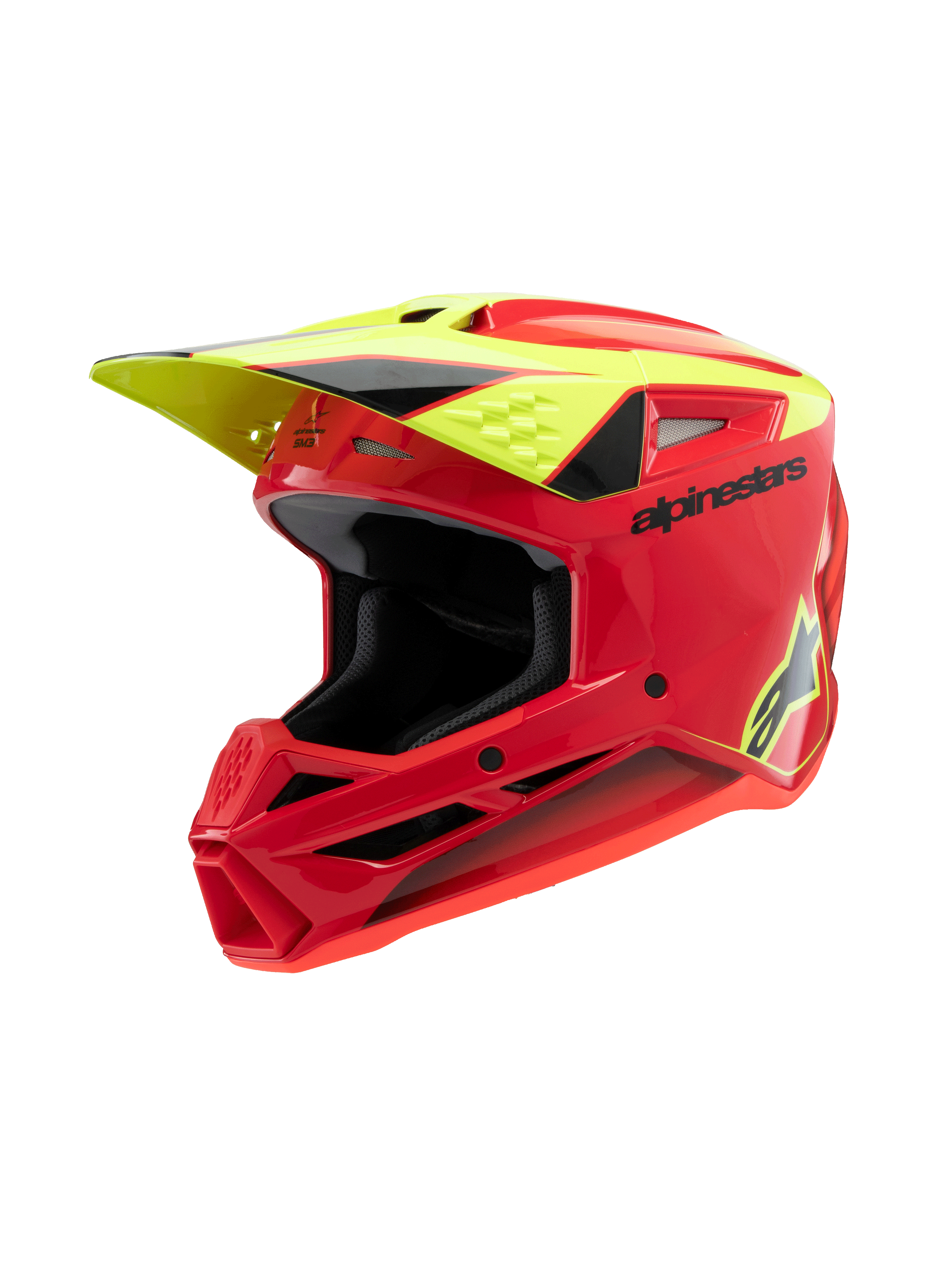 SM3 Youth Fray Helmet ECE06 RED MOTOCROSS Helmets Alpinestars
