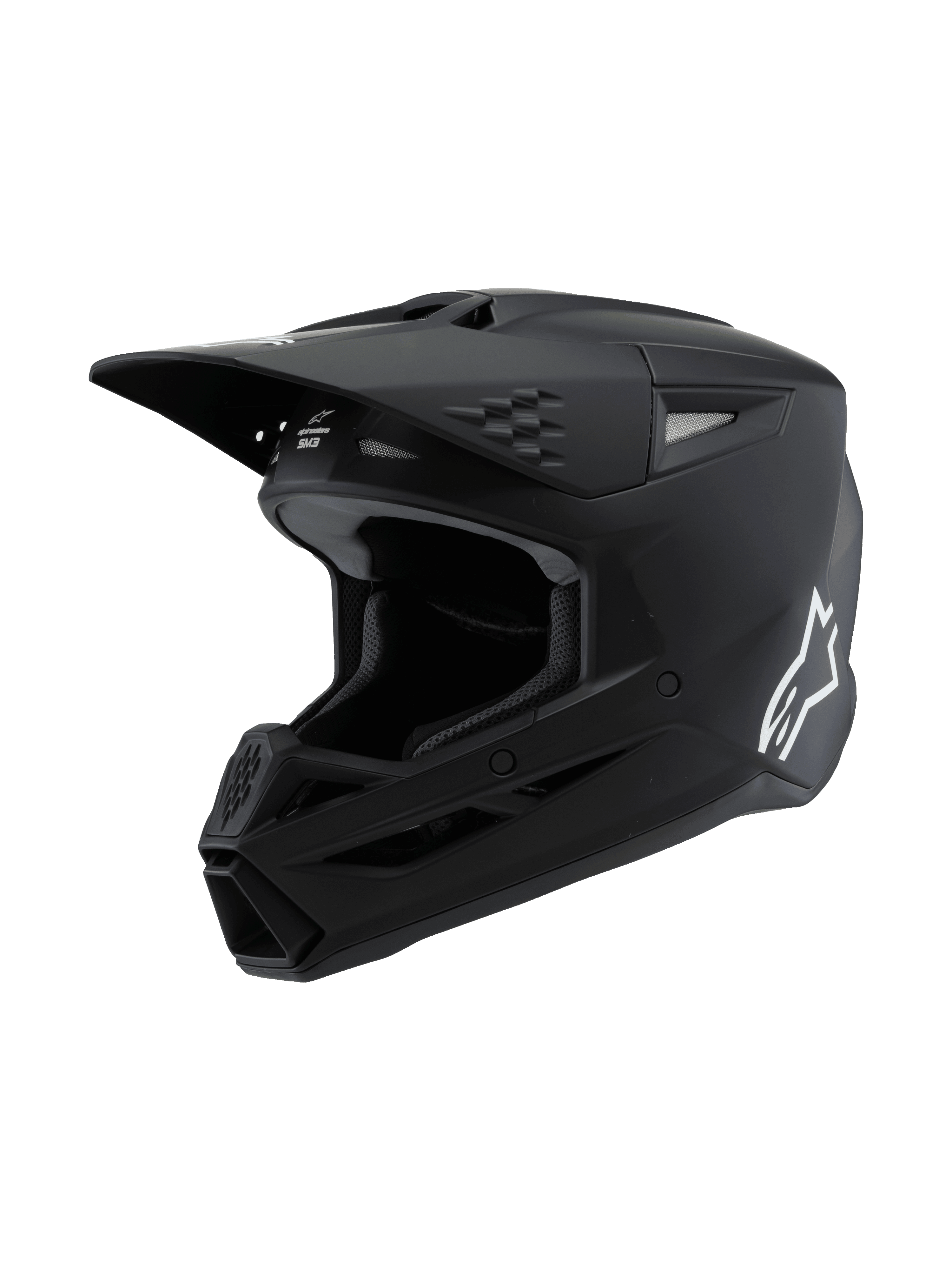 Black and white motocross helmet shop