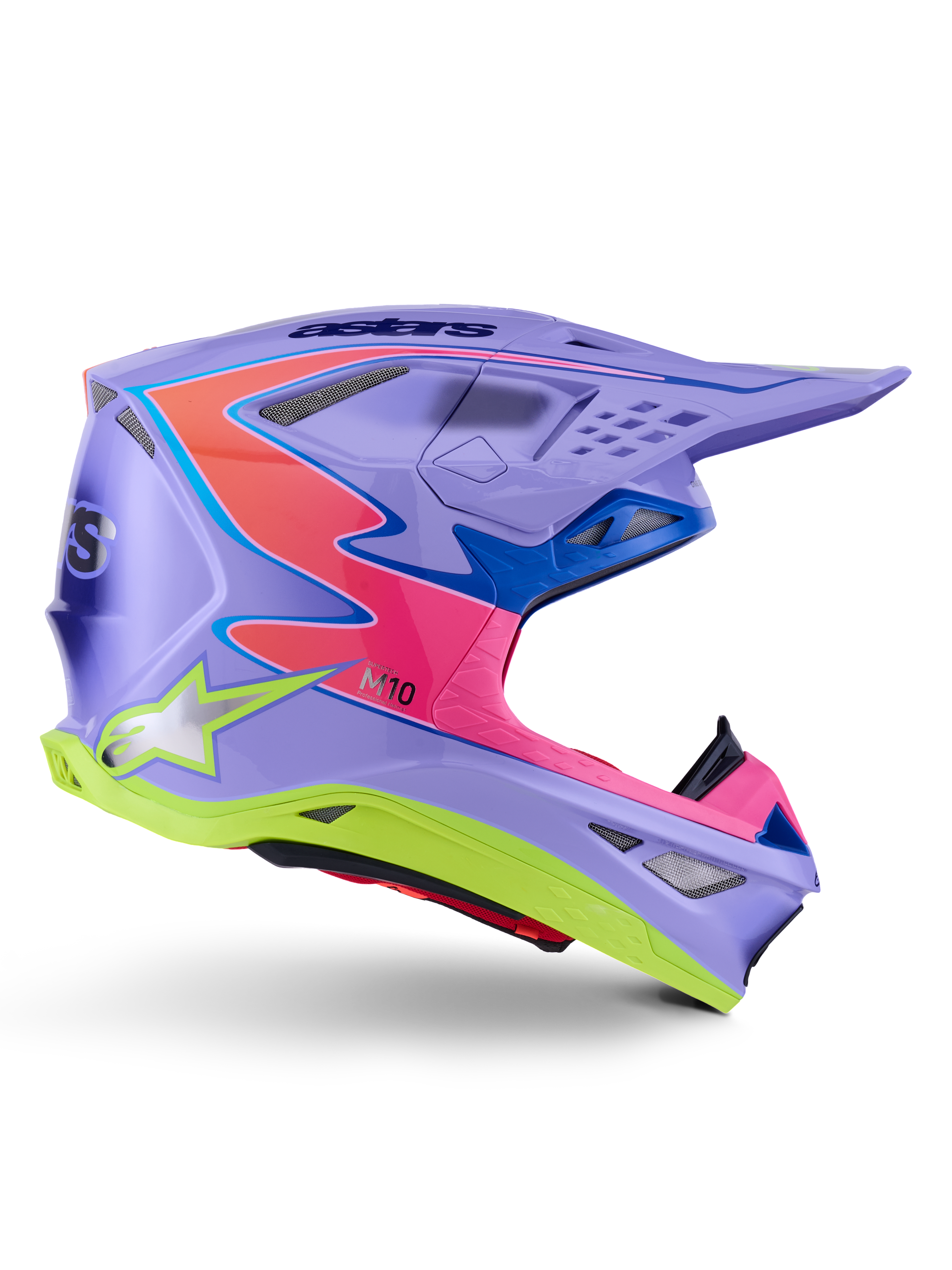 Supertech M10 Jett Lawrence R01 - Purple MX Helmet | Alpinestars®