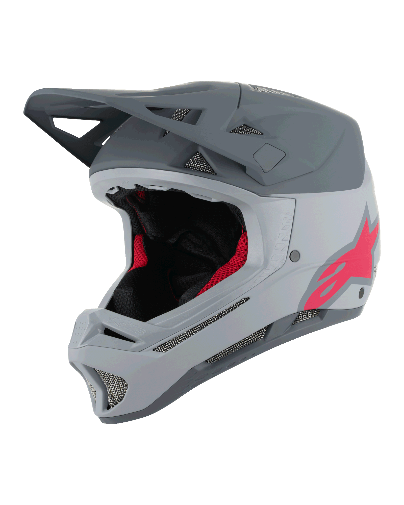 downhill helm weiß Missile Tech Racer - Grau MTB Helm