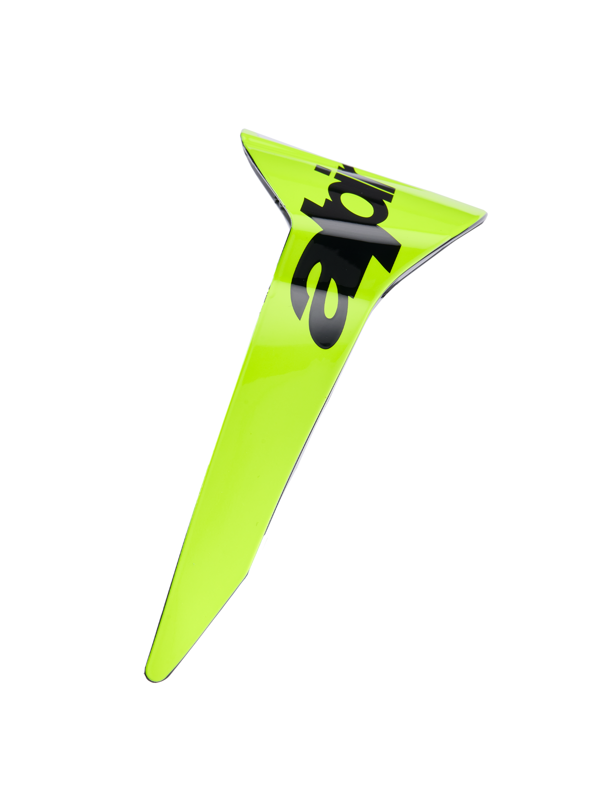 Alpinestars Supertech R10 Arius Standard Spoiler, Motorradhelm-Zubehör, Neongelb und Schwarz, aerodynamische Rennkomponente mit schlankem Profil und markanten Grafiken, Ersatzteil für S-R10 Helme
