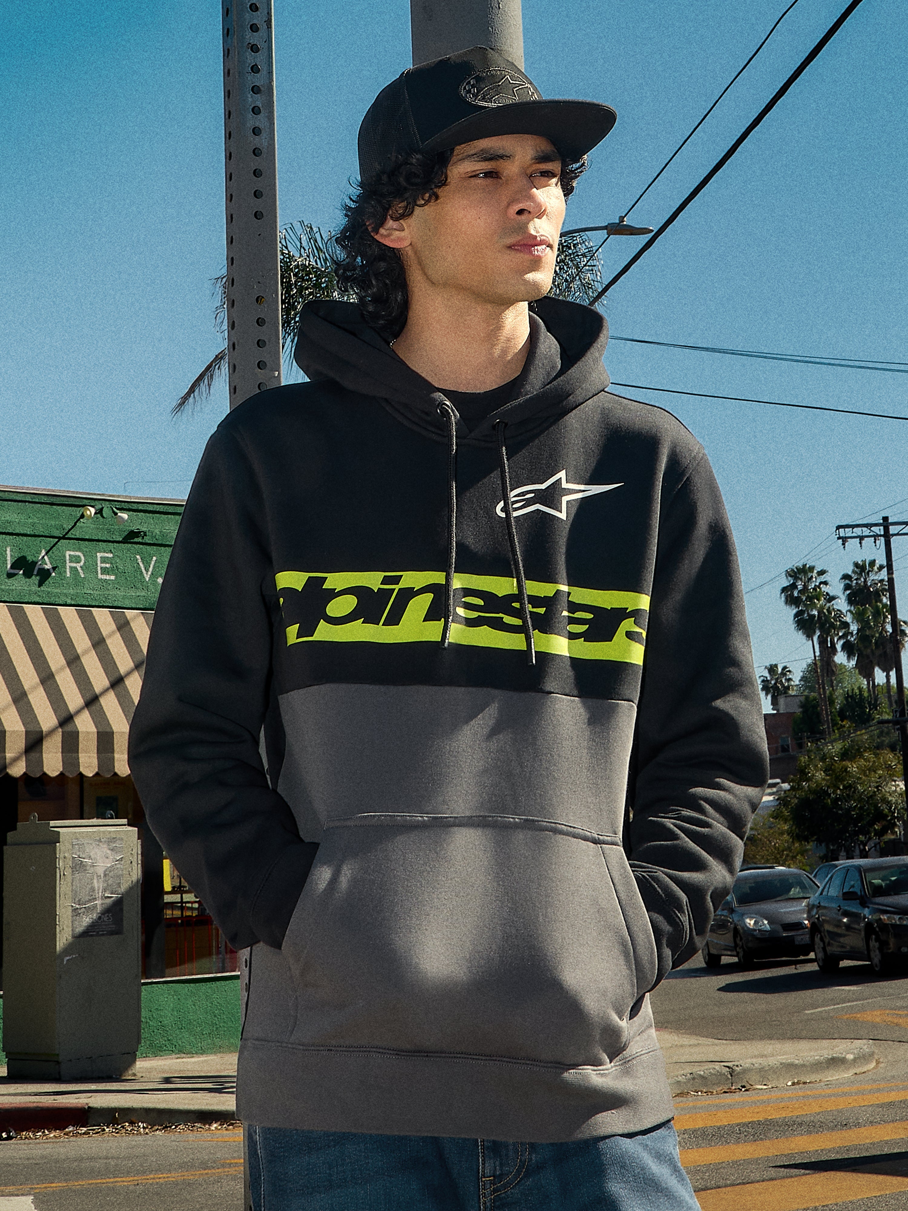 Parallel - Black Sportswear Hoodie | Alpinestars®