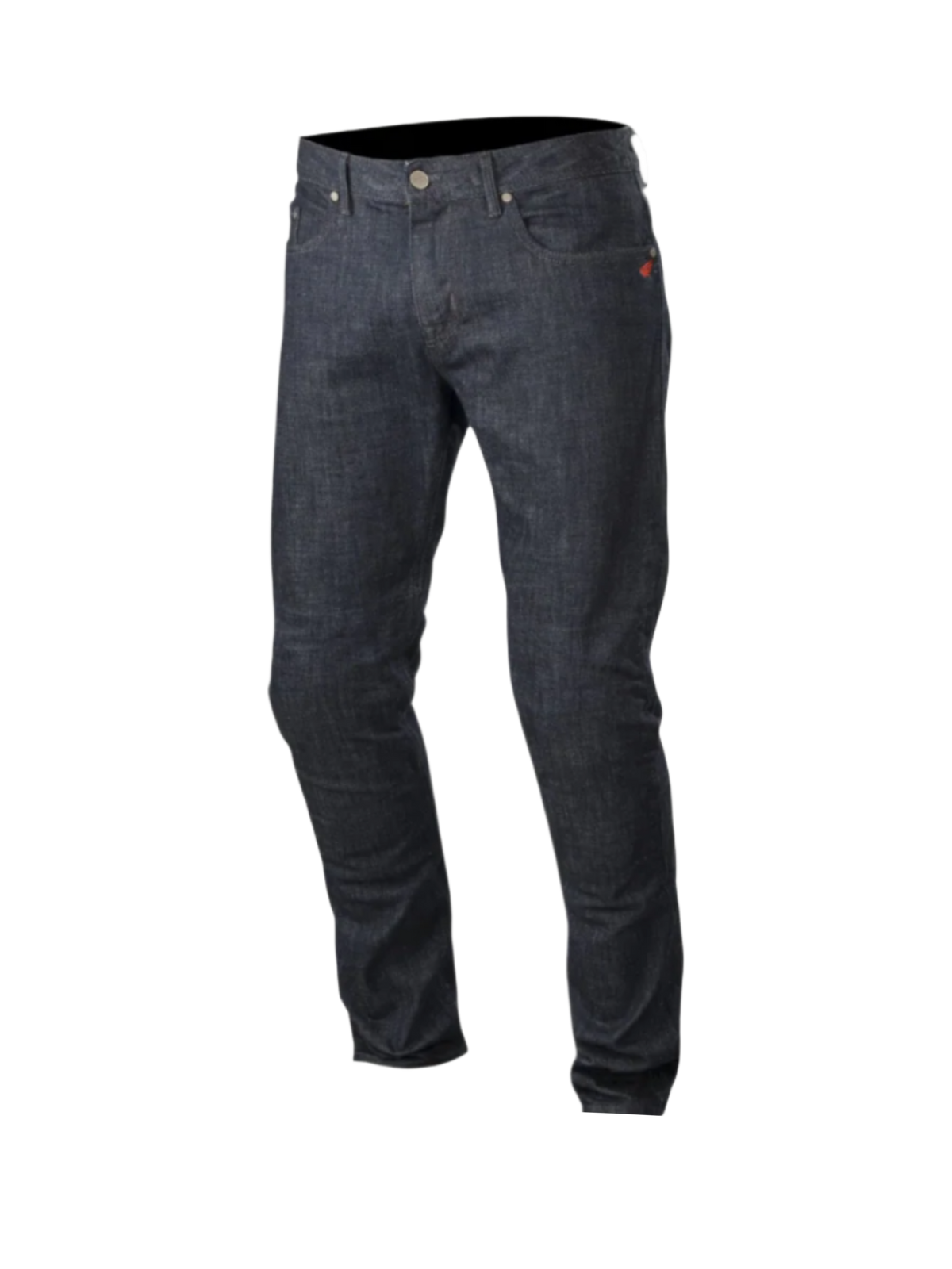 Alpinestars Copper Denim Pants, men's dark blue urban motorcycle riding jeans with straight fit and aramid fiber protection.
