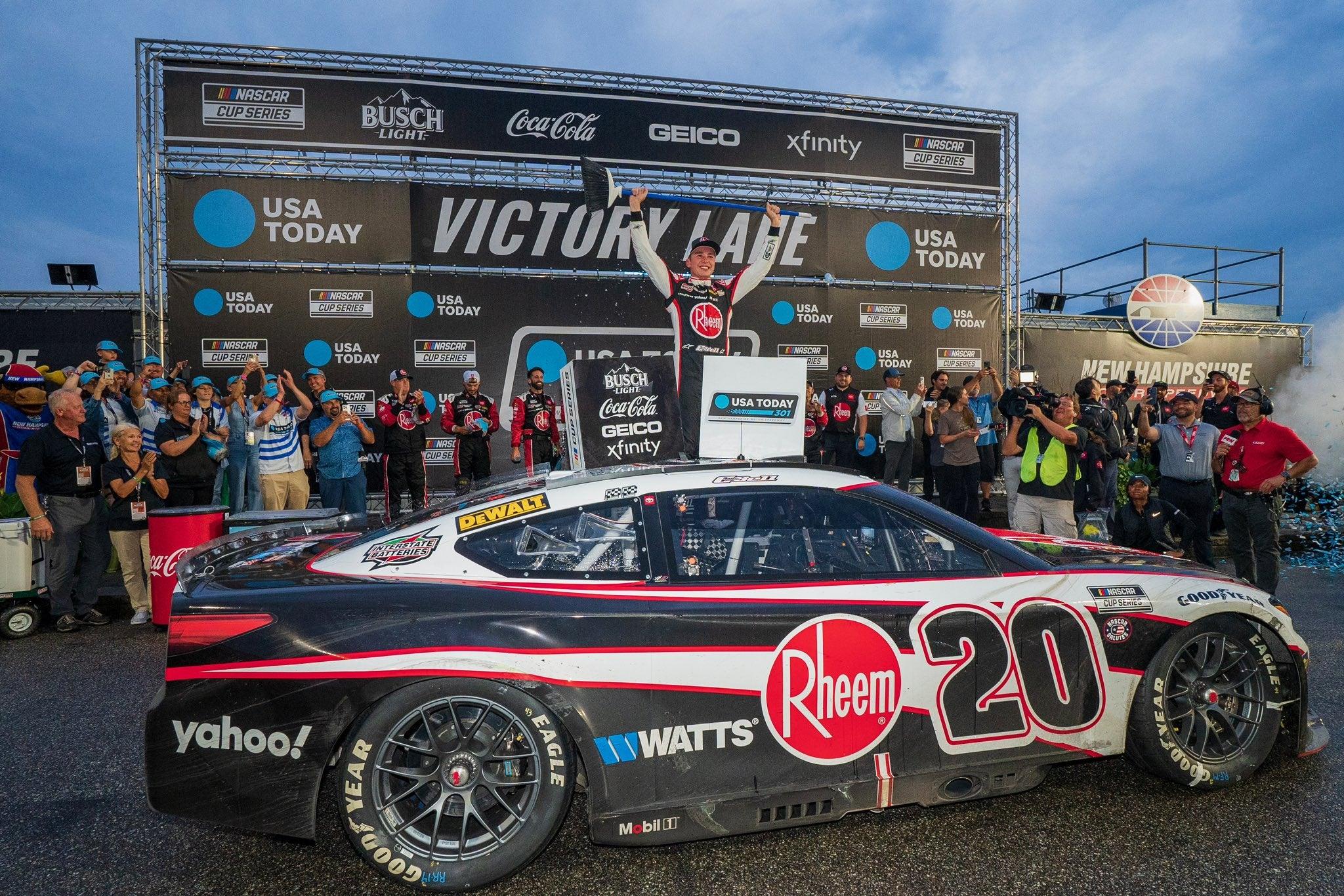 CHRISTOPHER BELL IS STILL THE DRIVER TO BEAT AT THE NEW HAMPSHIRE MOTOR SPEEDWAY AFTER NASCAR CUP SERIES WIN