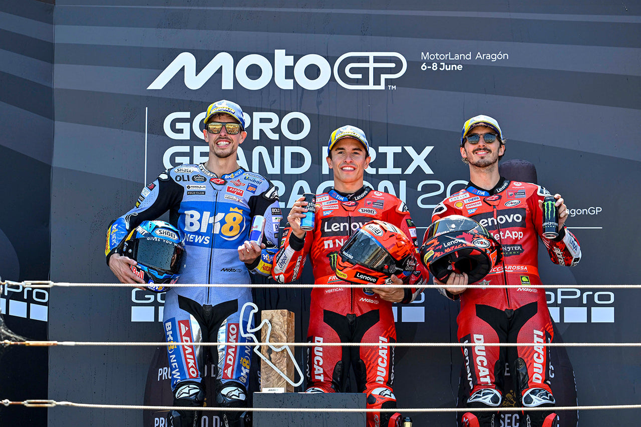 ALPINESTARS TOP FOUR LOCK-OUT AS DOMINANT MARC MARQUEZ WINS MOTOGP RACE IN ARAGON, SPAIN