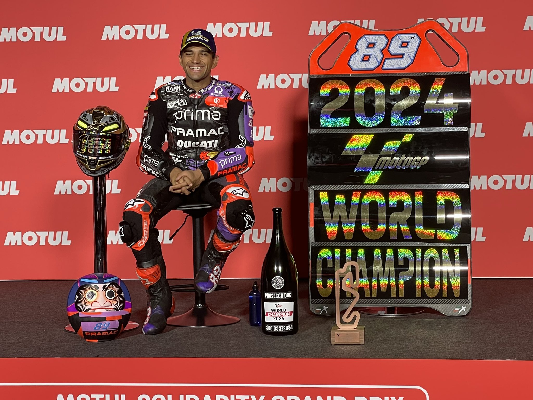 AUTOGRAFO PECCO FRANCESCO Bagnaia Foto Ducati Italia Moto Gp 93 Hand