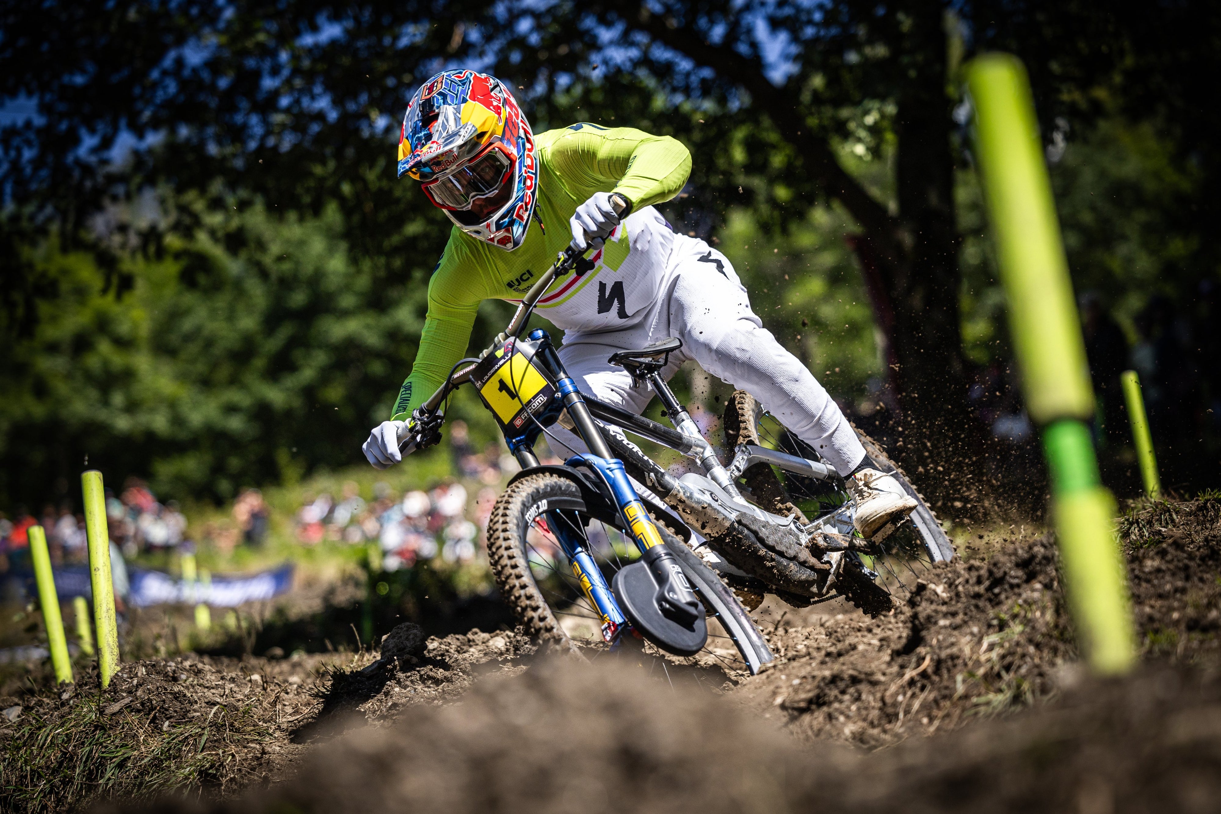 LOIC BRUNI IS CROWNED THE 2024 UCI DOWNHILL WORLD CUP OVERALL CHAMPION ON HOME SOIL IN FRANCE