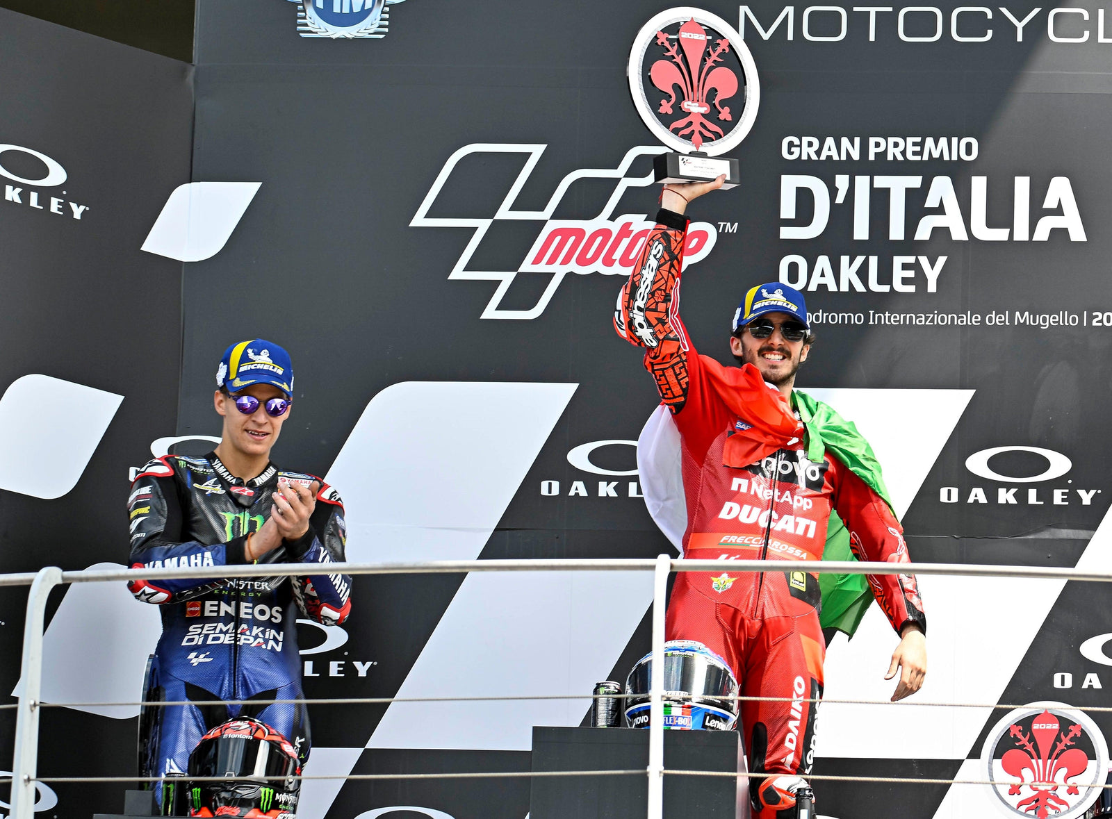 Alpinestars gehen 1-2 in Italien, während Pecco Bagnaia zu einem unglaublichen MotoGP-Heimrennen Sieg mit Fabio Quartararo in Mugello Zweiter wurde