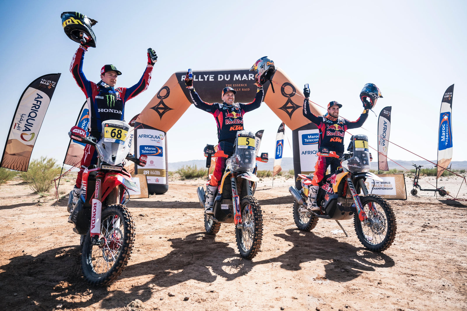 ALPINESTARS TOP FIVE LOCK-OUT, DANIEL SANDERS SIEGT BEI DER RALLYE DU MAROC VON WORLD RALLY RAID