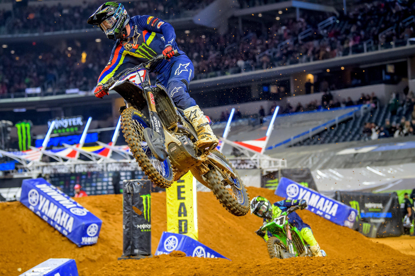 ALPINESTARS 450SX PODIUM LOCK-OUT AS ELI TOMAC EDGES 450SX TRIPLE CROWN VICTORY AT ARLINGTON, TEXAS