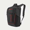 Alpinestars GFX V2 Rucksack, Schwarz und Rot, mittelgroßer Sport-Rucksack mit rotem Astars-Logo und vertikalem Branding, seitlicher Netztasche für Wasserflaschen und gepolsterten Air-Mesh-Schultergurten