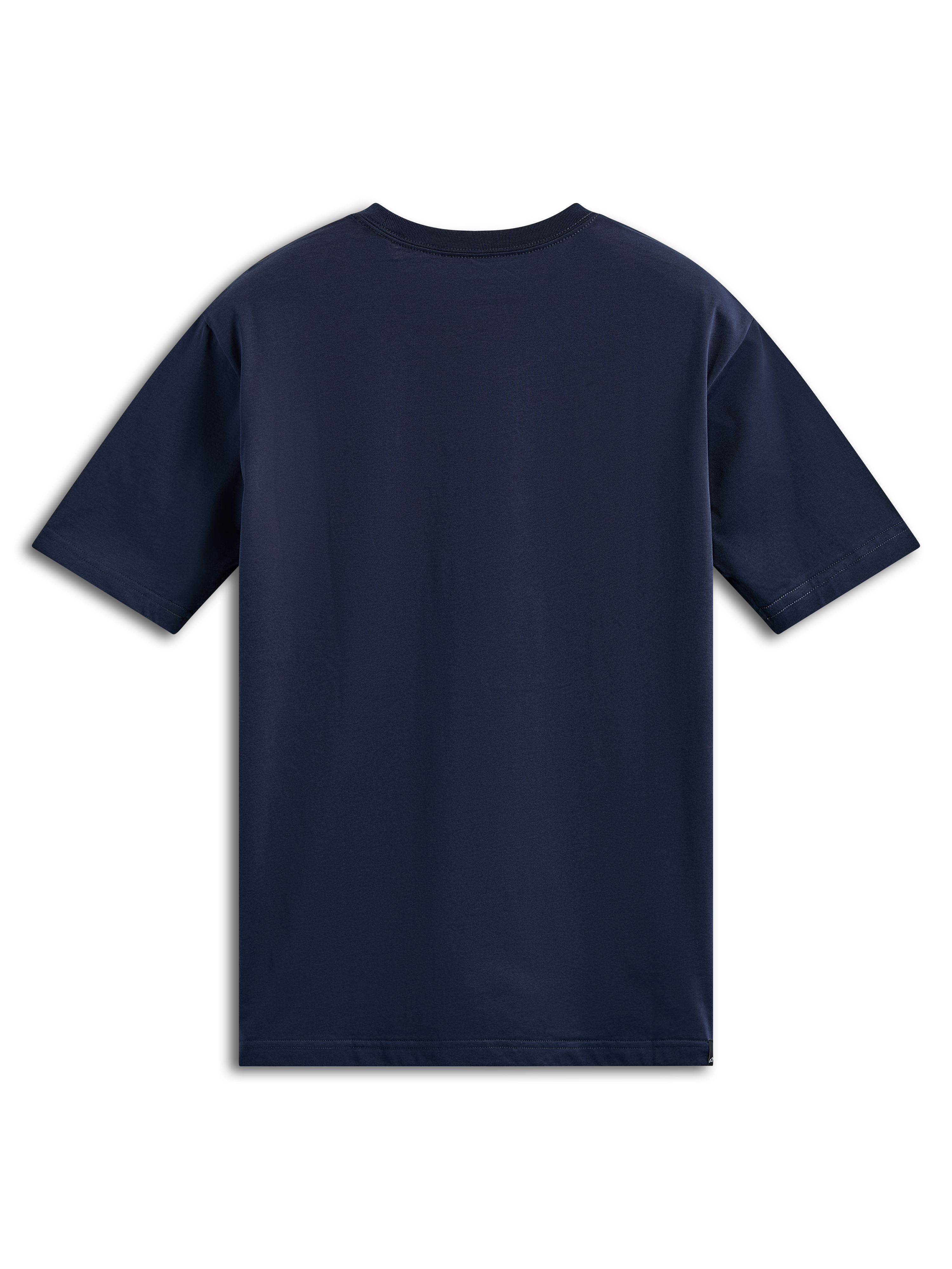 Alpinestars Ageless Shadow CSF Tee, Kurzarm-T-Shirt, Marineblau, Rückansicht, schlichtes und lässiges, vom Motorsport inspiriertes Design