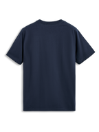 Alpinestars Blaze 2.0 CSF Tee, kurzärmeliges T-Shirt, Marineblau, Rückansicht, lässiges, vom Motorsport inspiriertes Design