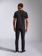 Alpinestars Blaze 2.0 CSF Tee, Short Sleeve T-Shirt, Black, Back View, worn with black jeans, casual motorsport-inspired streetwear