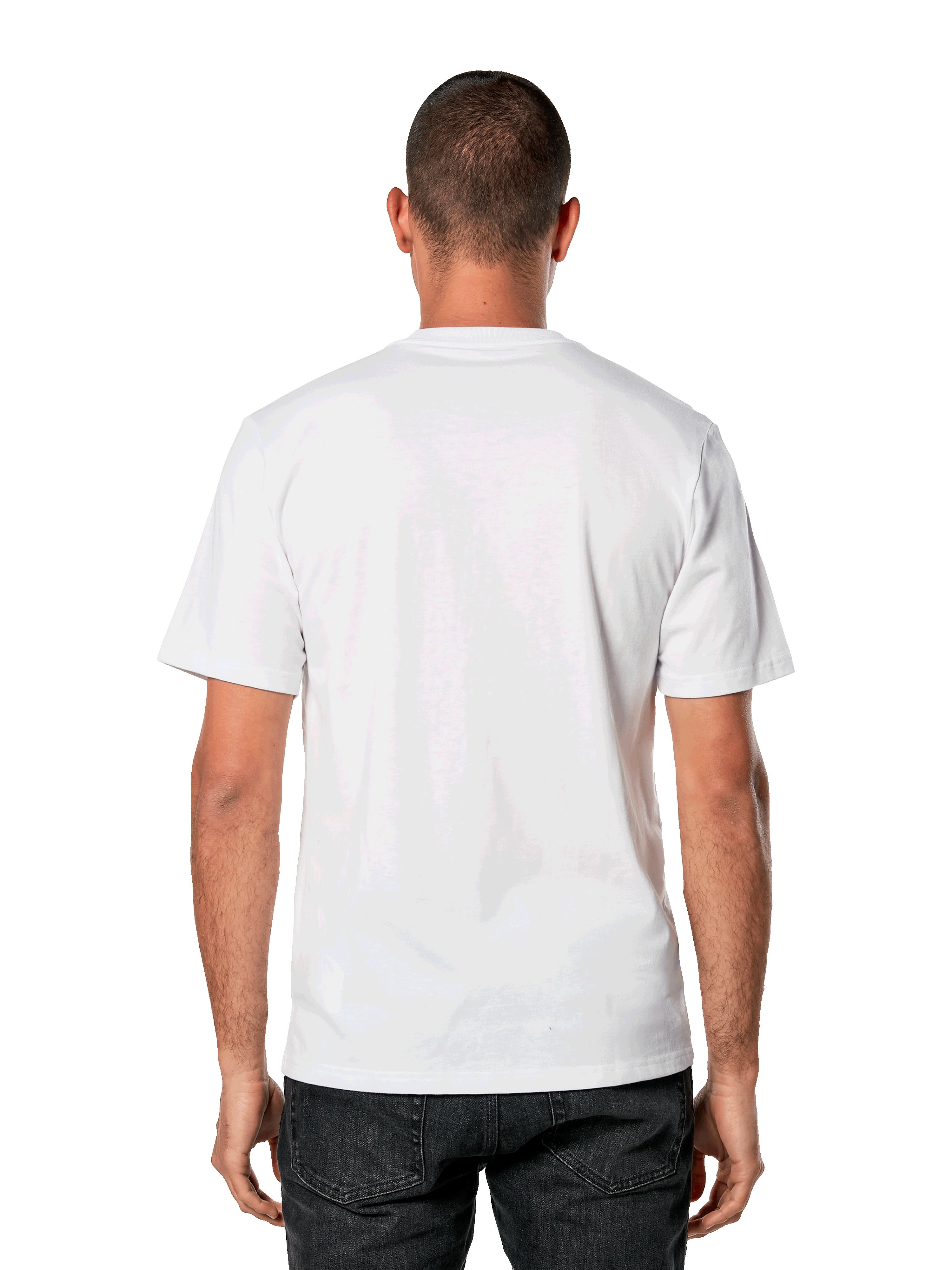 Alpinestars Galun CSF Tee, Kurzarm-T-Shirt, Weiß, schlichte Rückansicht, lässige Sportbekleidung Streetwear