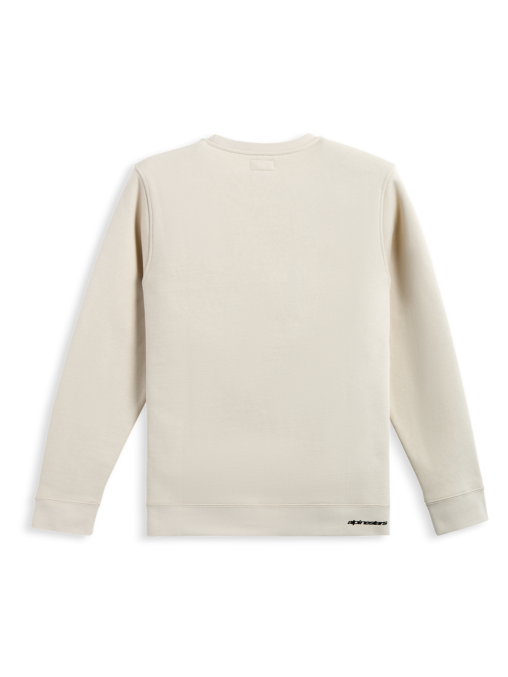 Alpinestars Positive Pullover, Off White Sportswear-Sweatshirt, Rückansicht mit sauberem Baumwollmischgewebe und dezentem Branding.